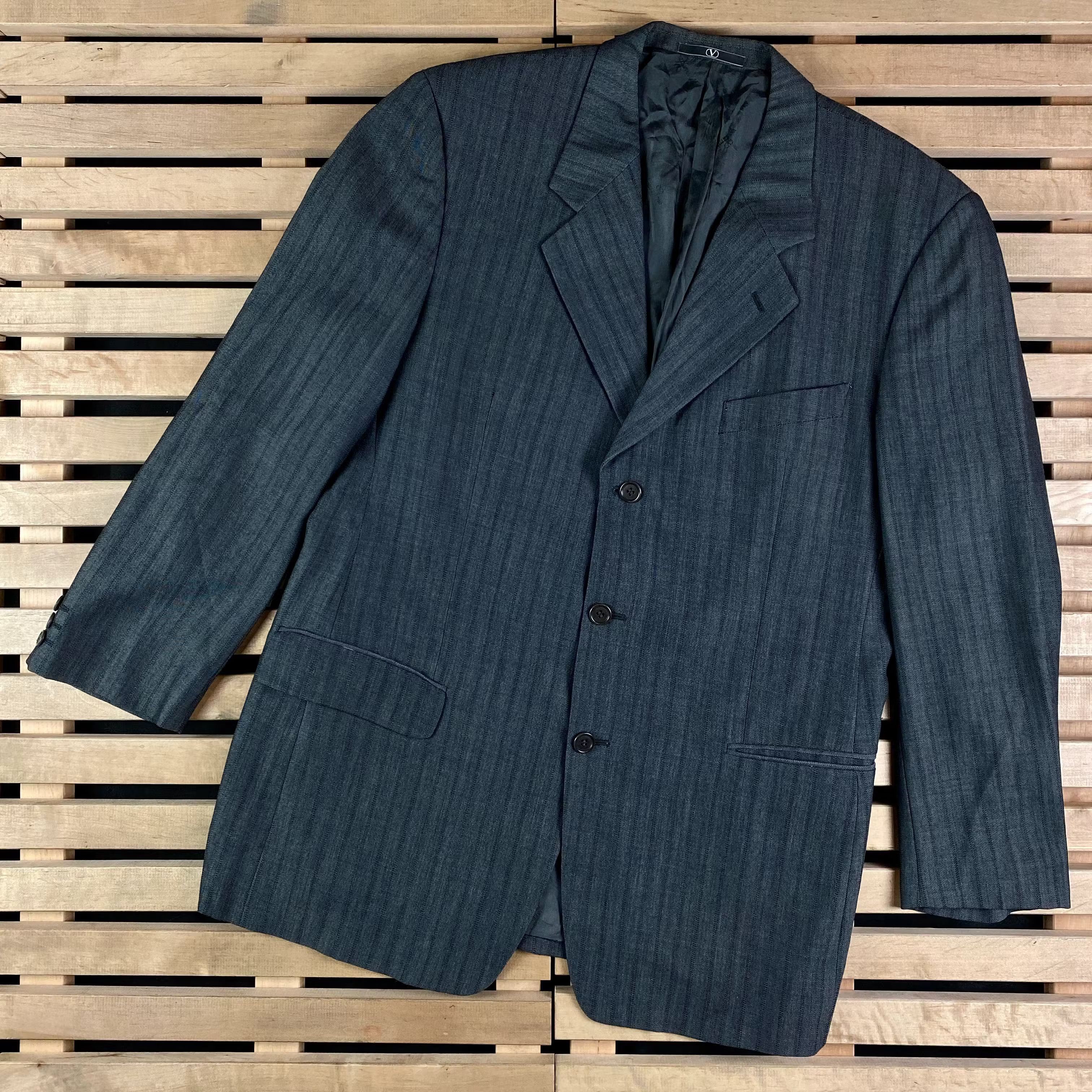 Valentino Men’s Blazer Jacket Valentino Uomo Vintage Size 52 Size 52R - 1 Thumbnail