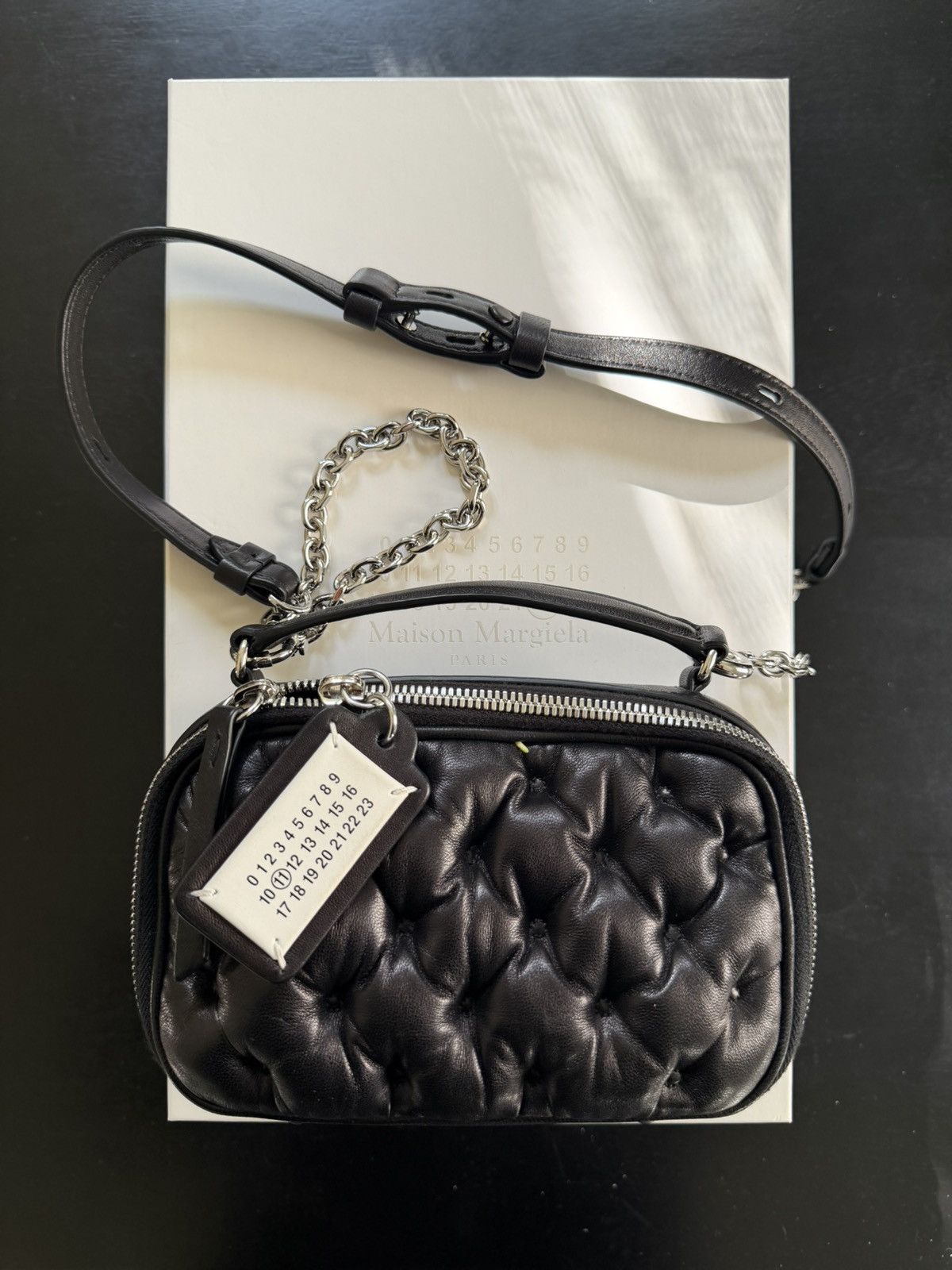 Maison Margiela Maison Margiela Glam Slam Black Belt Bag Size ONE SIZE - 1 Thumbnail