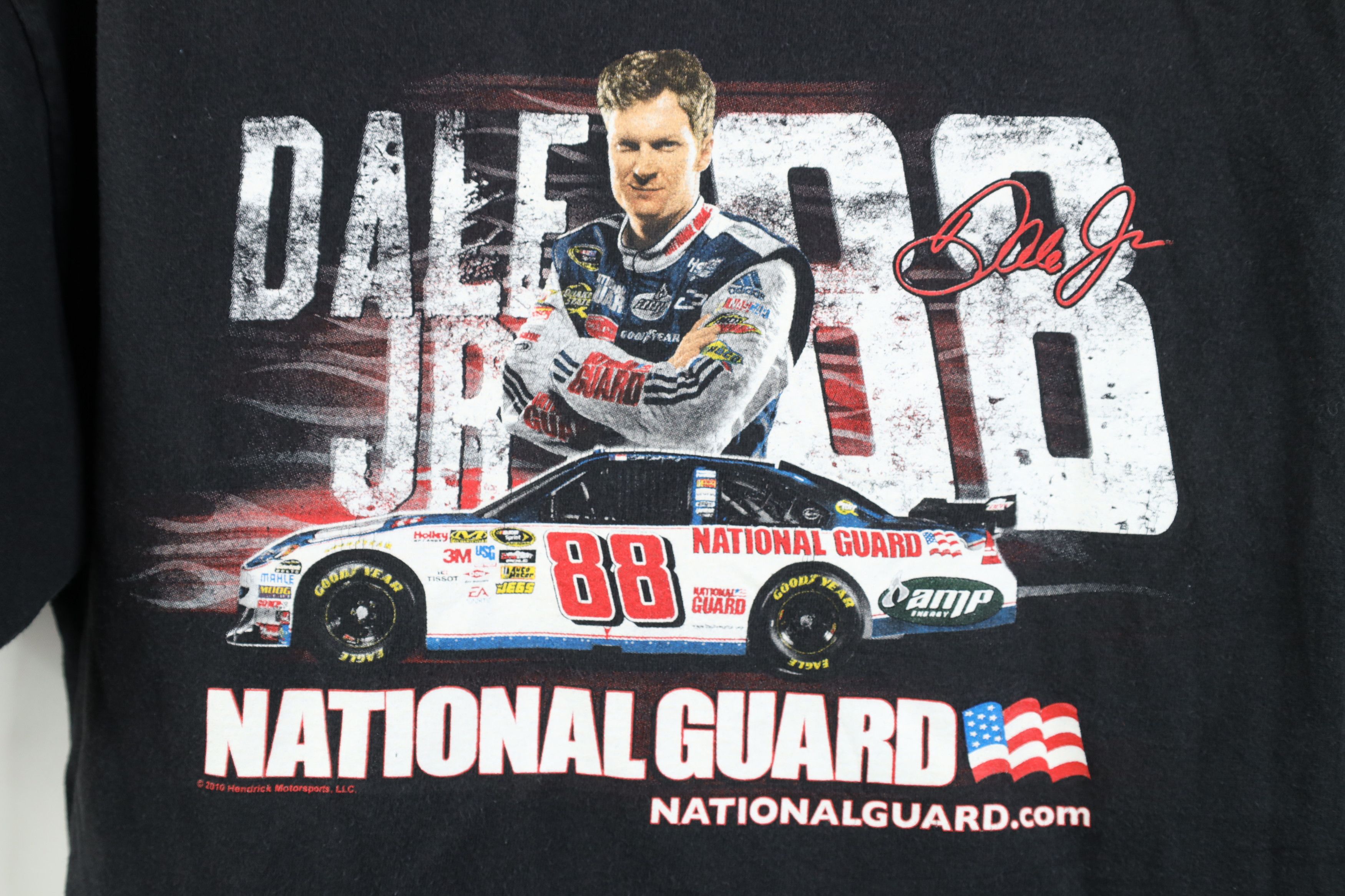 Vintage Vintage Y2K NASCAR Dale Earnhardt Jr Racing T-Shirt Black Size US M / EU 48-50 / 2 - 4 Thumbnail