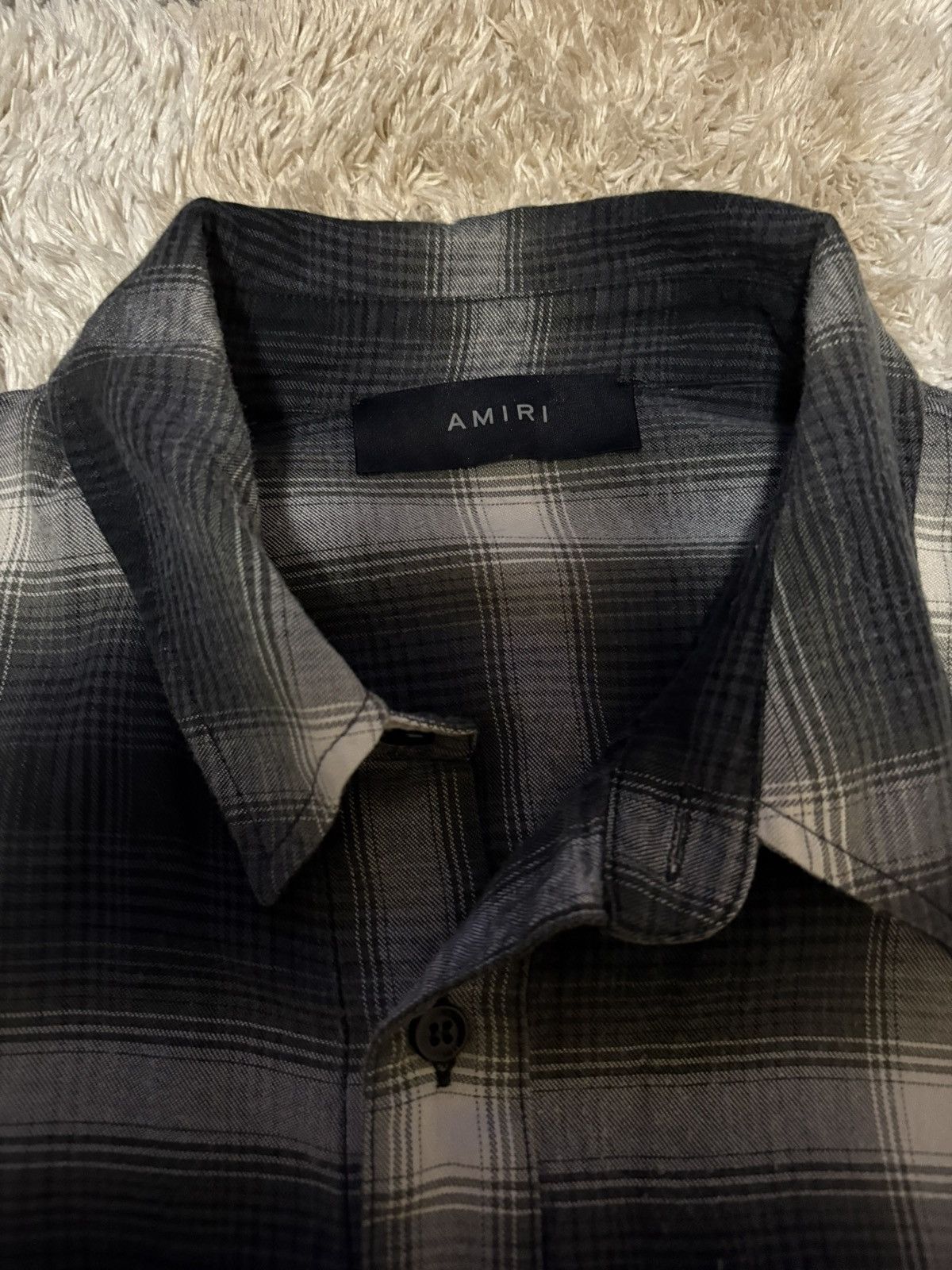Amiri Bleached Plaid Flannel Size US M / EU 48-50 / 2 - 4 Thumbnail