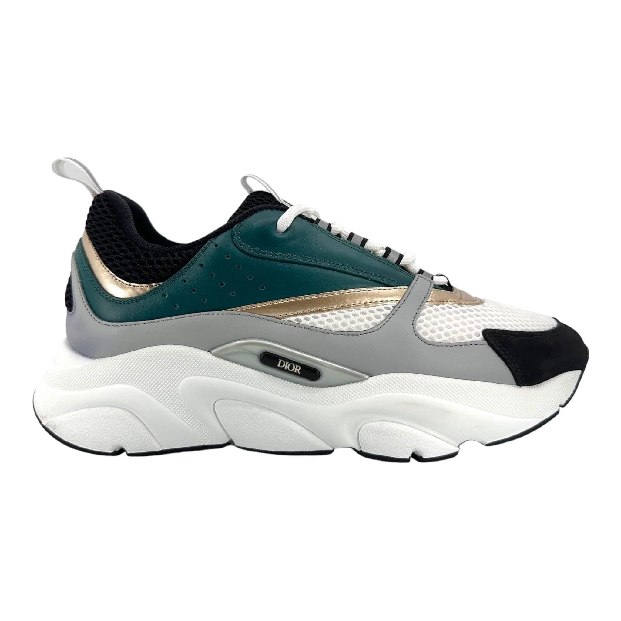 Dior Dior B22 White Black Green Gold Size US 11.5 / EU 44-45 - 1 Thumbnail