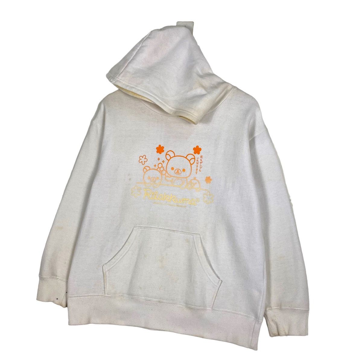Cartoon Network × Japanese Brand RILAKKUMA BIG LOGO PULLOVER HOODIE Size US M / EU 48-50 / 2 - 2 Thumbnail