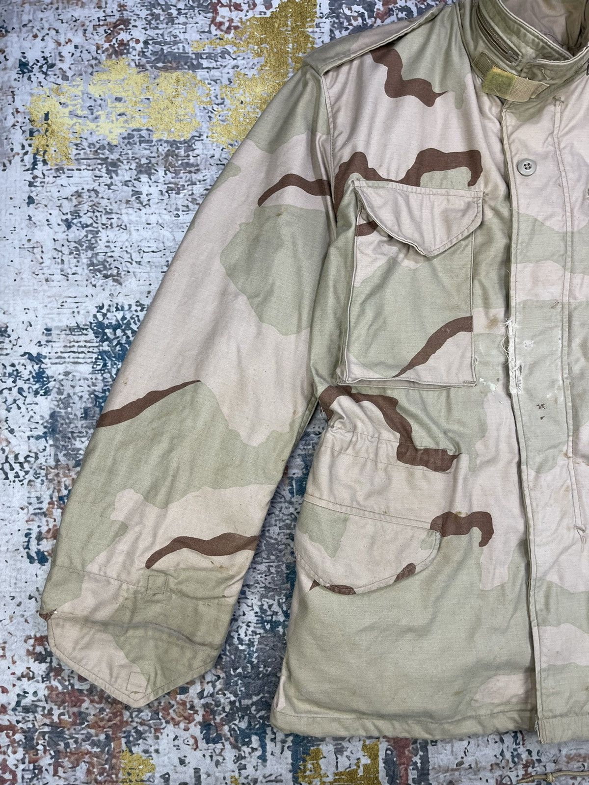 Vintage Vintage 80s M-65 Class 4 Dessert Camouflage Jackets Size US S / EU 44-46 / 1 - 3 Thumbnail