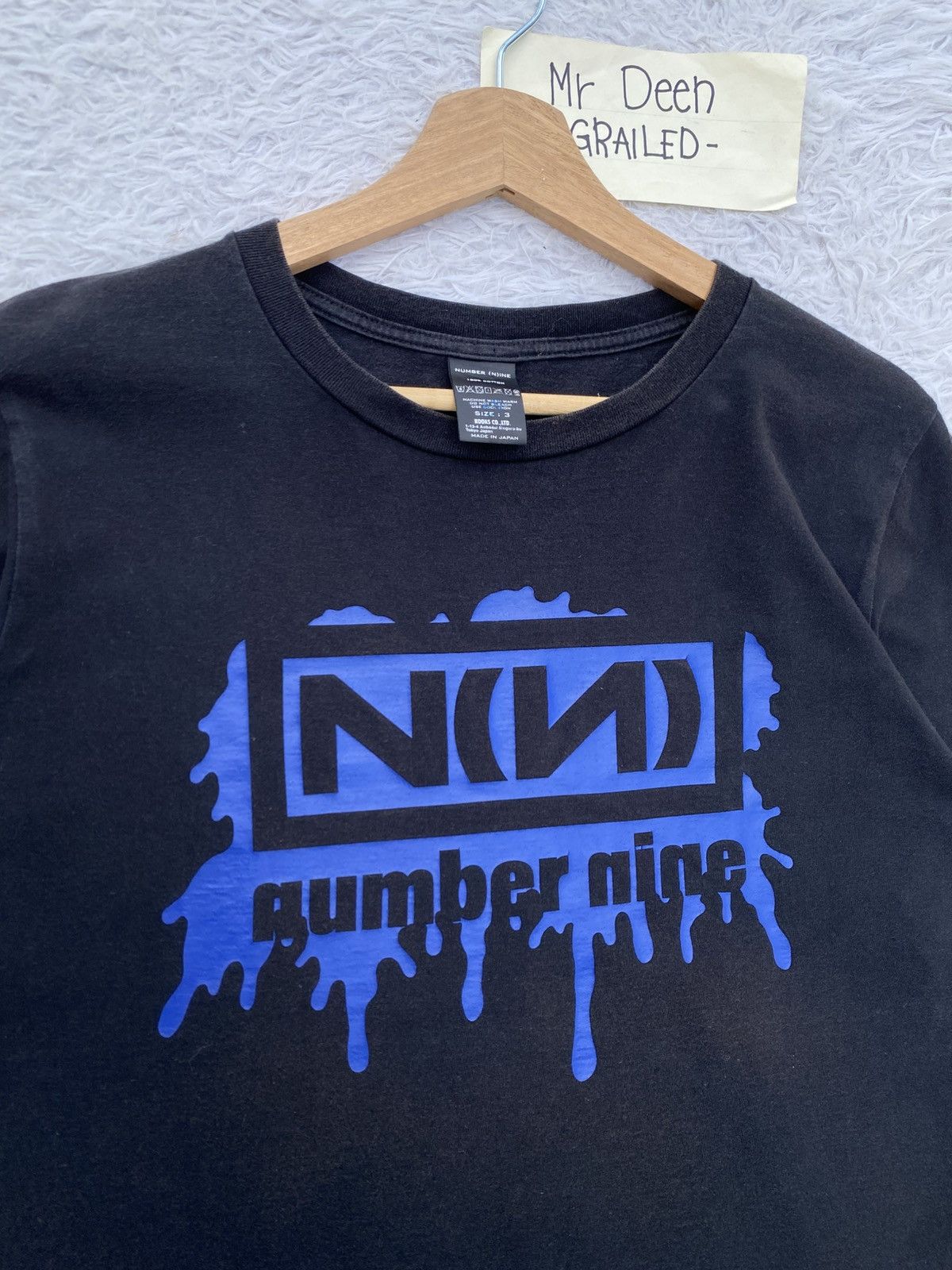 Number (N)ine Rare Number Nine Nine Inch Nails Logo Spellout Tshirt Size US M / EU 48-50 / 2 - 7 Thumbnail