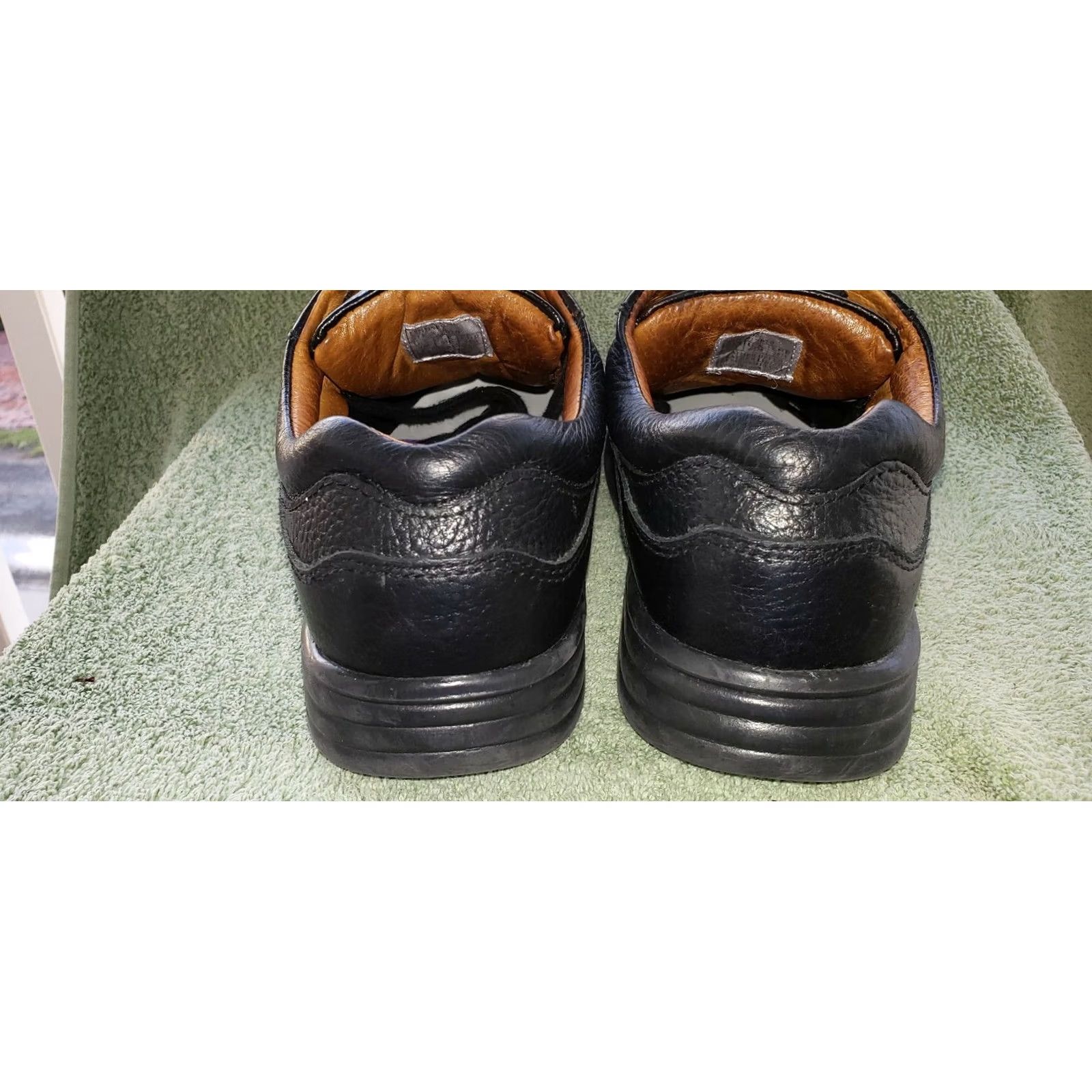 Vintage Dr. Comfort Womens Lace Up Sz 8M Black All Leather Aftermarket Insoles Orthotic Casual Shoes Size ONE SIZE - 6 Thumbnail