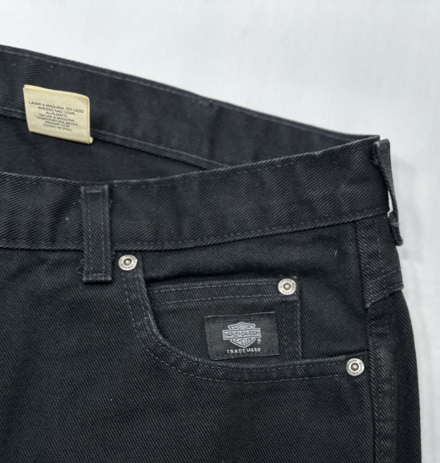 Harley Davidson Harley Davidson Vintage Straight Denim Jeans Black Men 38/32 Size US 38 / EU 54 - 4 Thumbnail