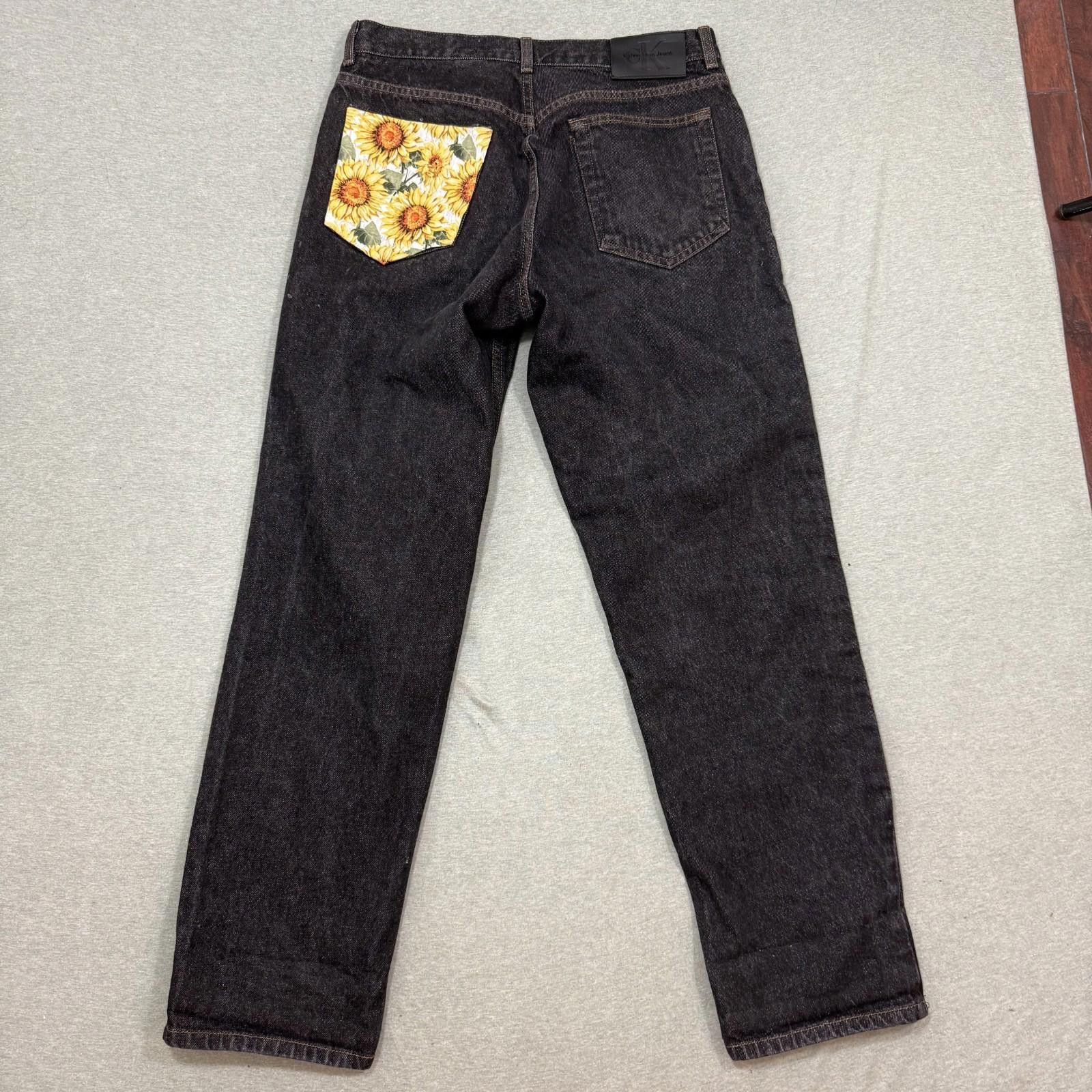 Calvin Klein Calvin Klein Black Jeans Sunflower Easy Fit Black Mens 33x32 Size US 33 - 12 Thumbnail