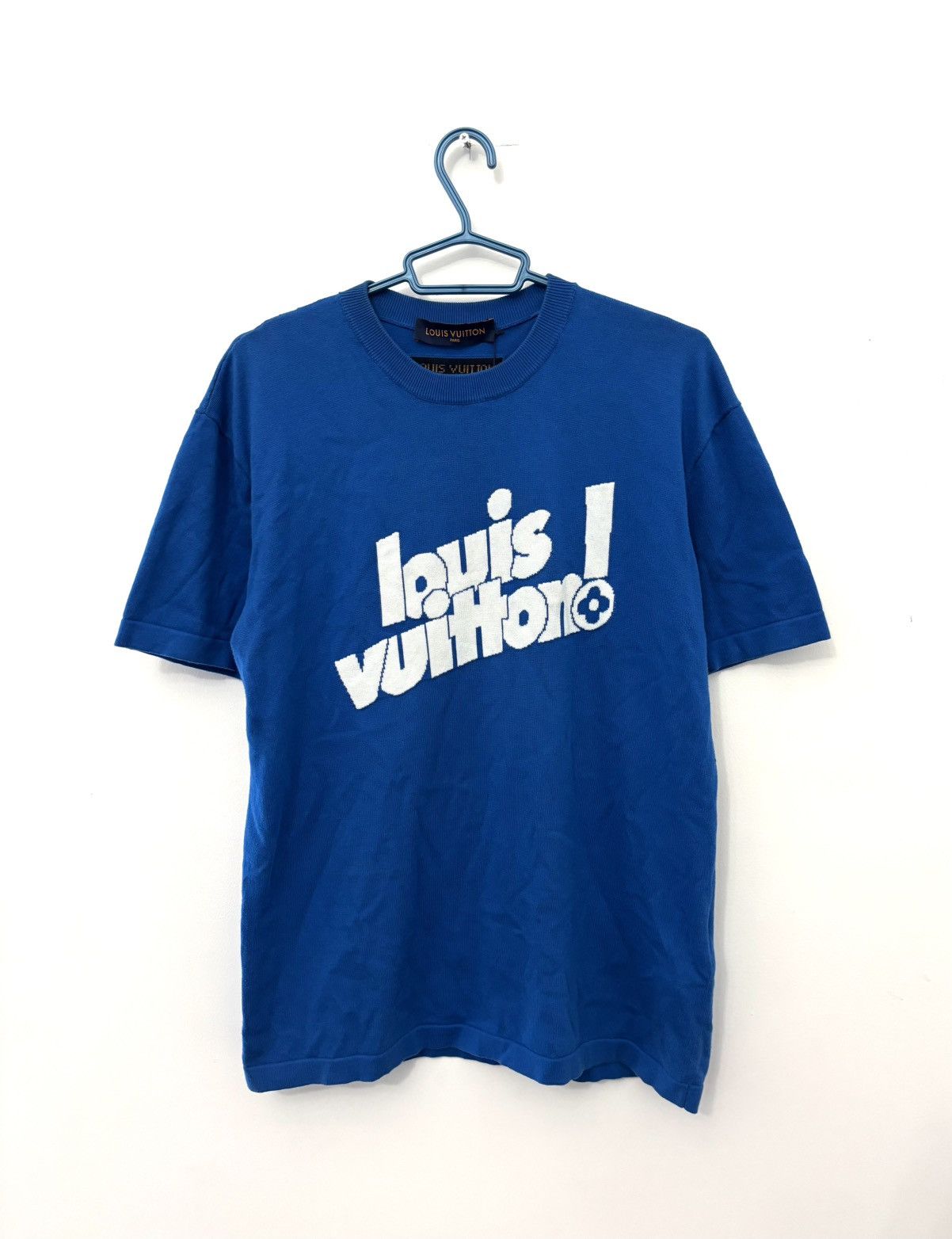 【Louis Vuitton】knit logo T-shirt with exposed【ランク:A】 Knitted Cotton T-Shirt - Ready-to-Wear | LOUIS VUITTON