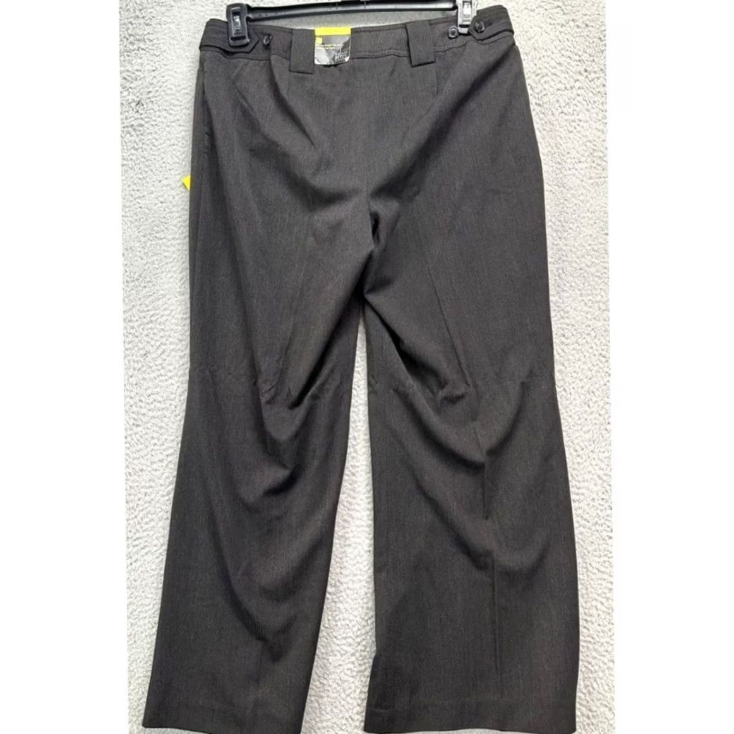 Vintage Lane Bryant Pants Womens 2 Petite Black Houston Wide Leg Dress Office Ladies NEW Size 26" / US 2 / IT 38 - 2 Thumbnail