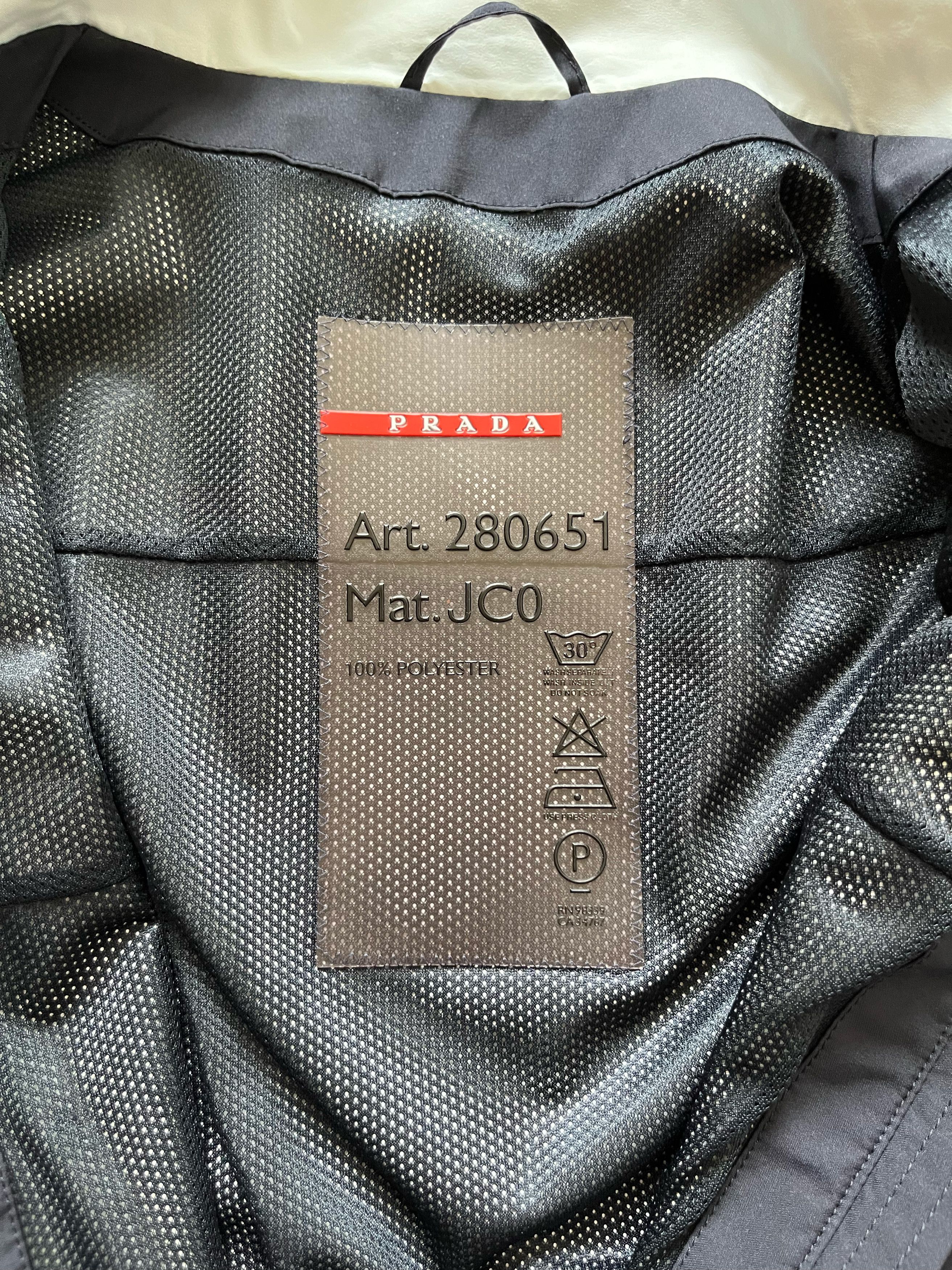 Prada Prada Nylon Windbreaker Jacket Art. 280651 Size M / US 6-8 / IT 42-44 - 3 Thumbnail