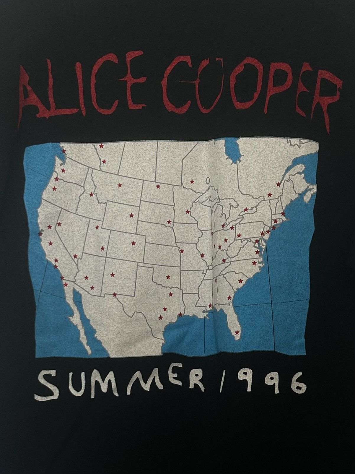 Vintage 1996 Alice Cooper Tour Tee Size US L / EU 52-54 / 3 - 4 Thumbnail