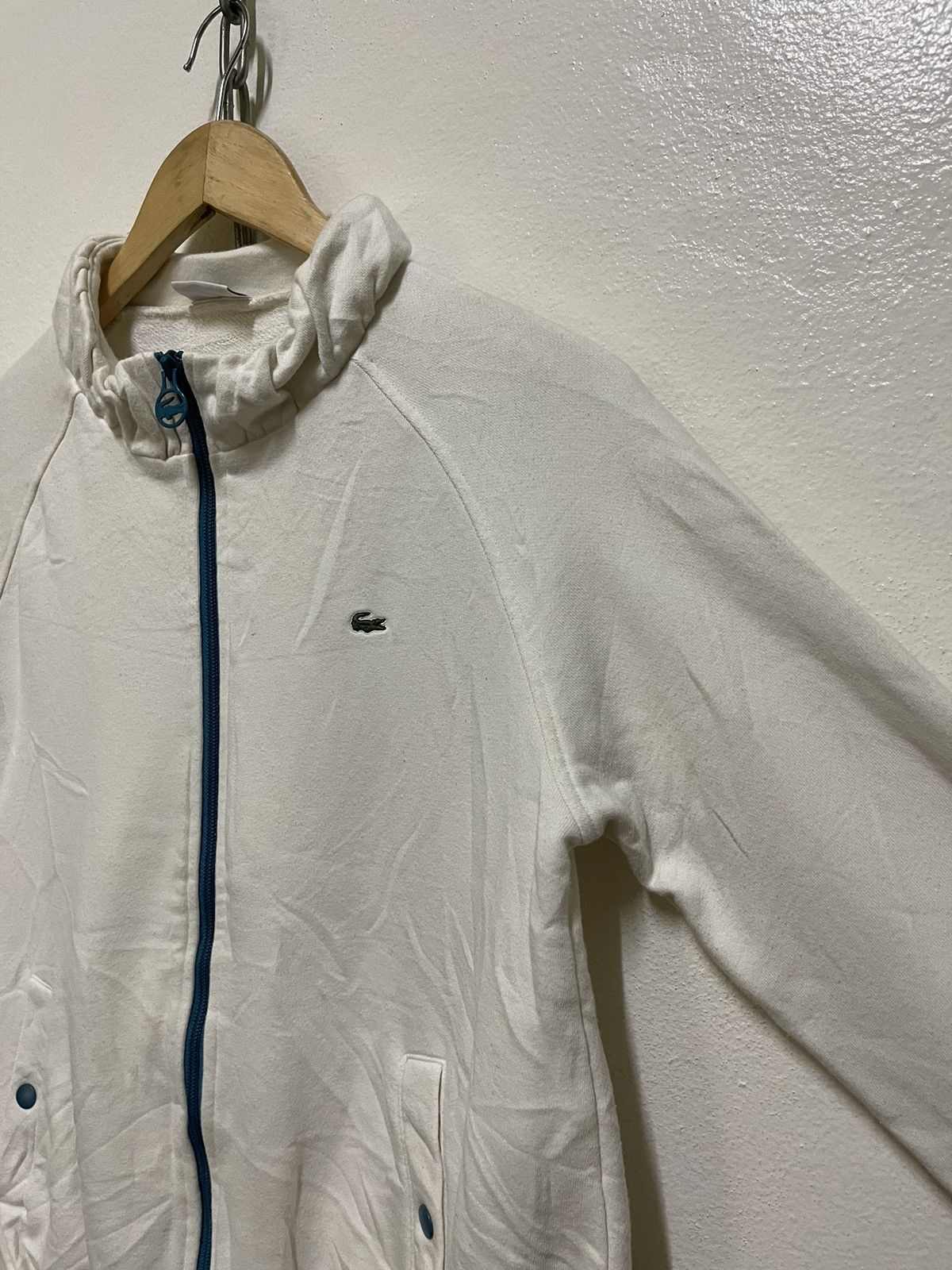 Lacoste Lacoste Zipper Sweater Size M / US 6-8 / IT 42-44 - 4 Thumbnail