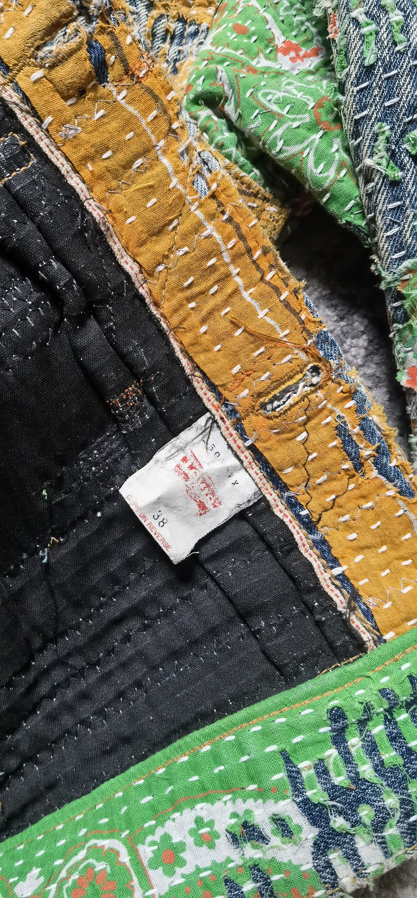 Levi's Jacket Levis 507 Vintage Selvedge Custom Sashiko Sorosjacket Size US M / EU 48-50 / 2 - 6 Thumbnail