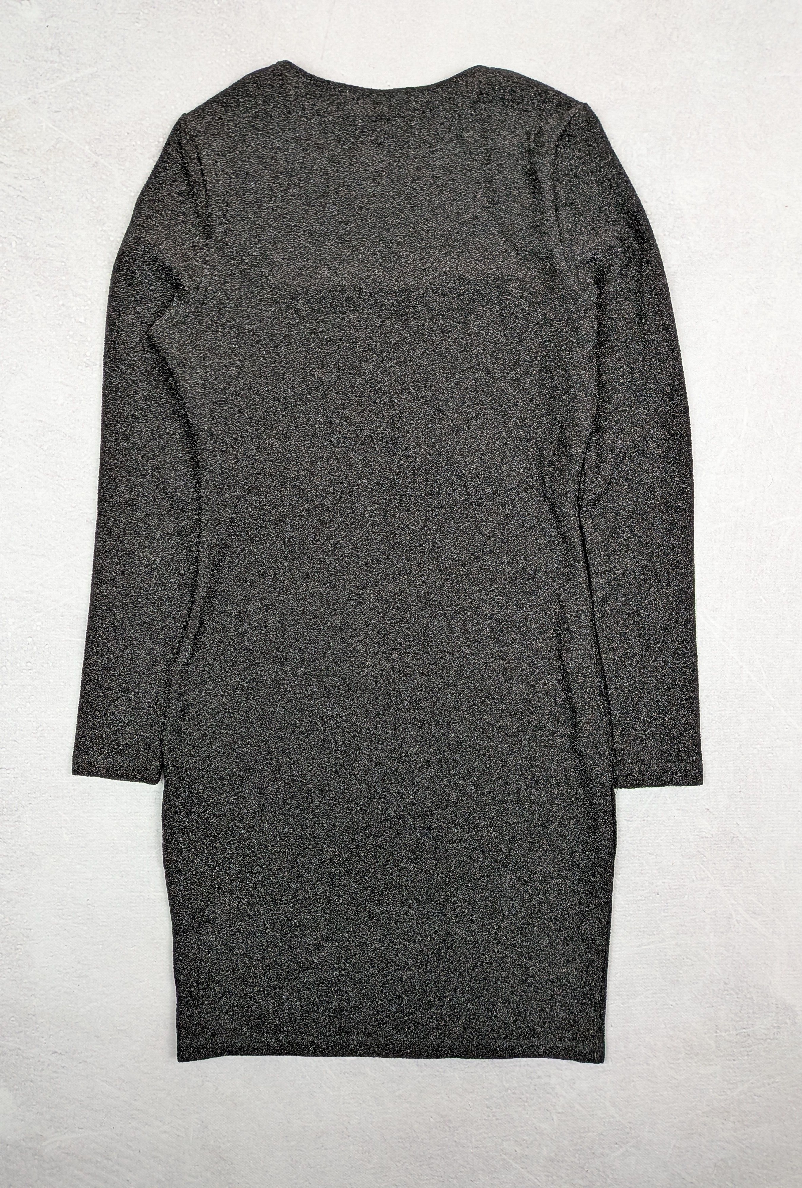H&M H&M Black Gala Party Dress Midi Dress Square Neck Size S Size S / US 4 / IT 40 - 2 Thumbnail