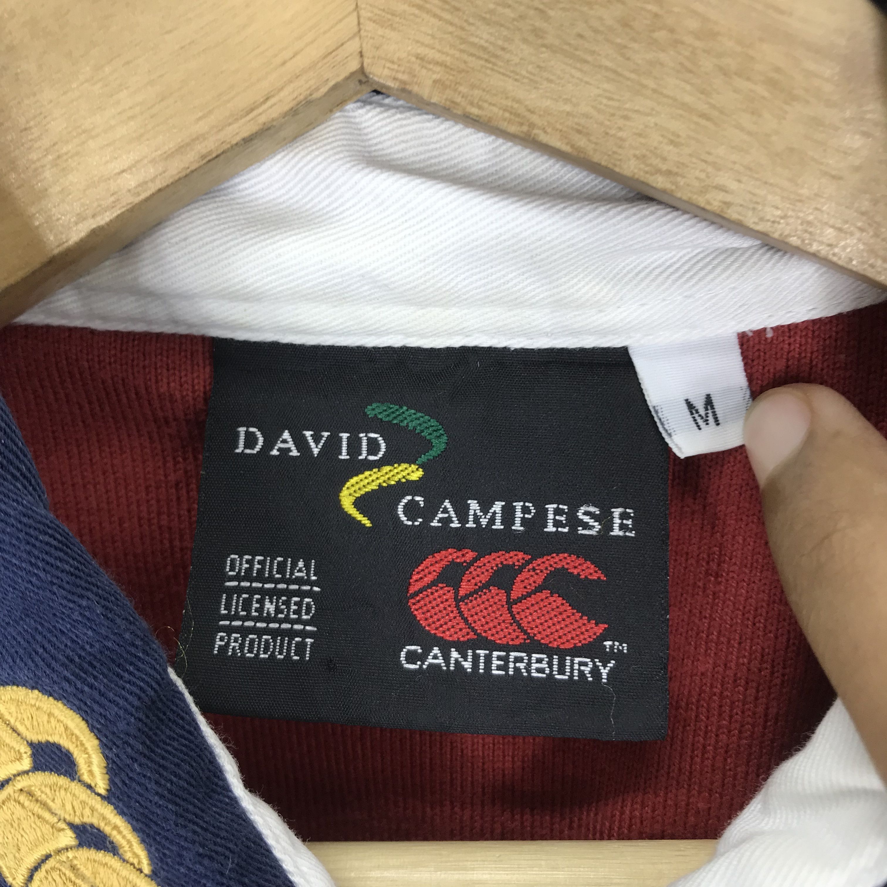 Canterbury of New Zealand Vintage Canterbury Australian Pro Player David Campase Polo Size US M / EU 48-50 / 2 - 10 Thumbnail