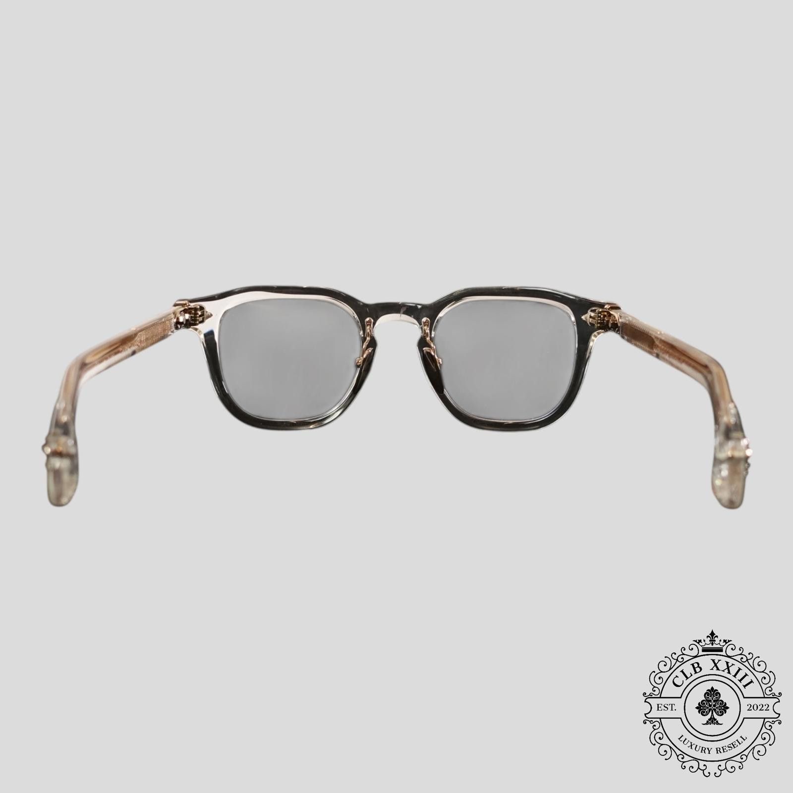 Chrome Hearts Chrome Hearts Chirp Chirp Glasses in Clear/Gold Size ONE SIZE - 7 Thumbnail