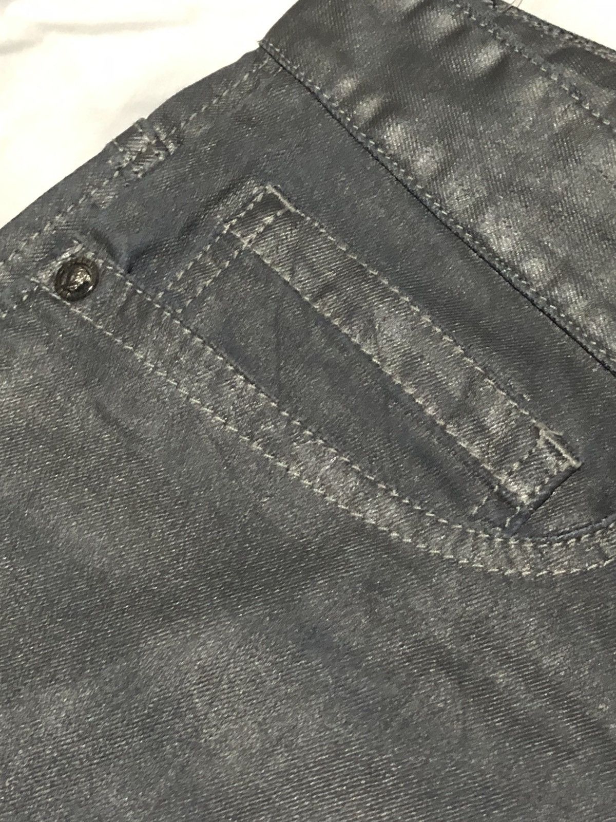 Versace GIANNI VERSACE SILVER WAXED COATED 3D LOGO Size US 34 / EU 50 - 3 Thumbnail