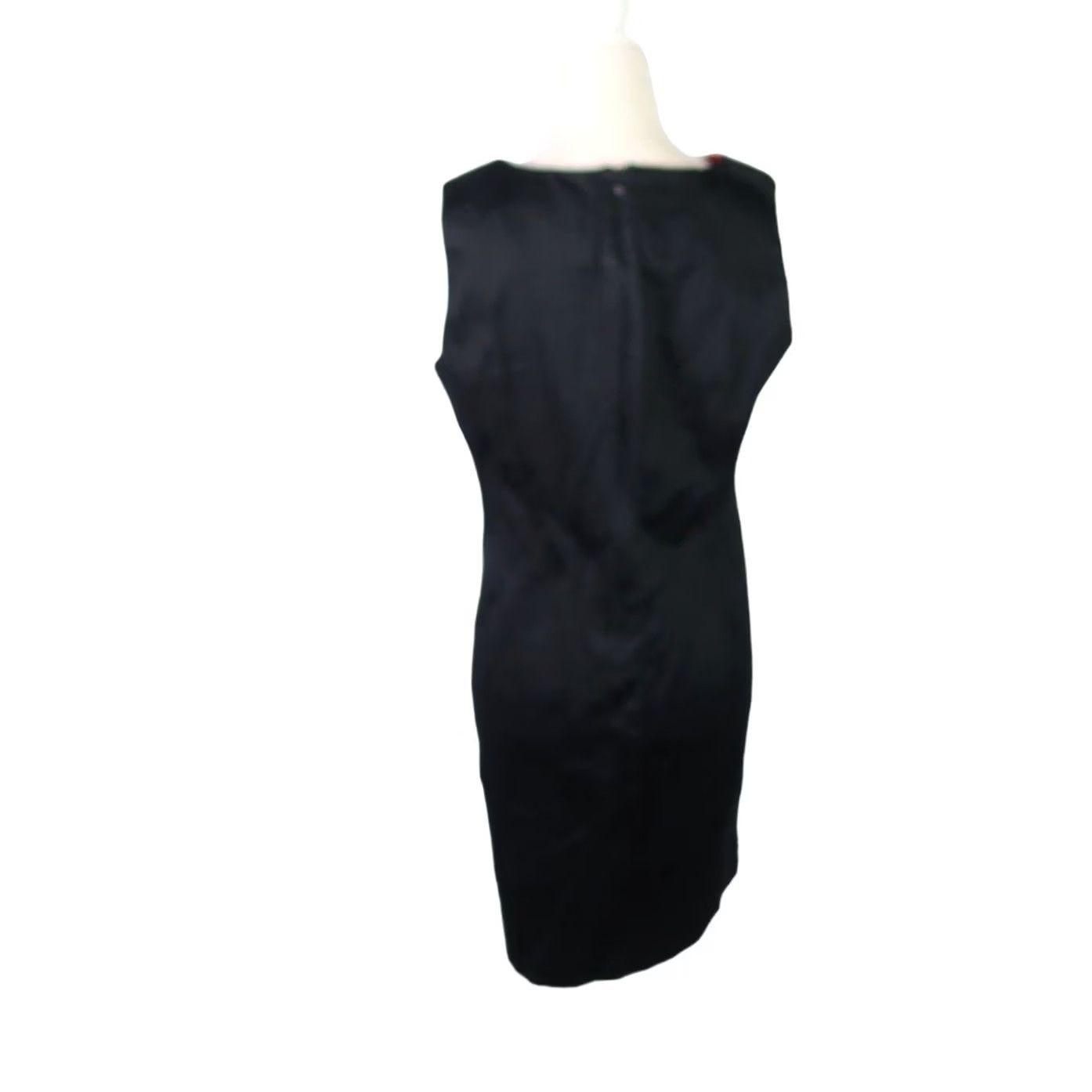 Port & Company VINTAGE 90s T & Company black floral embroidered mini dress Sleeveless Size 10 Womens Size L / US 10 / IT 46 - 4 Thumbnail