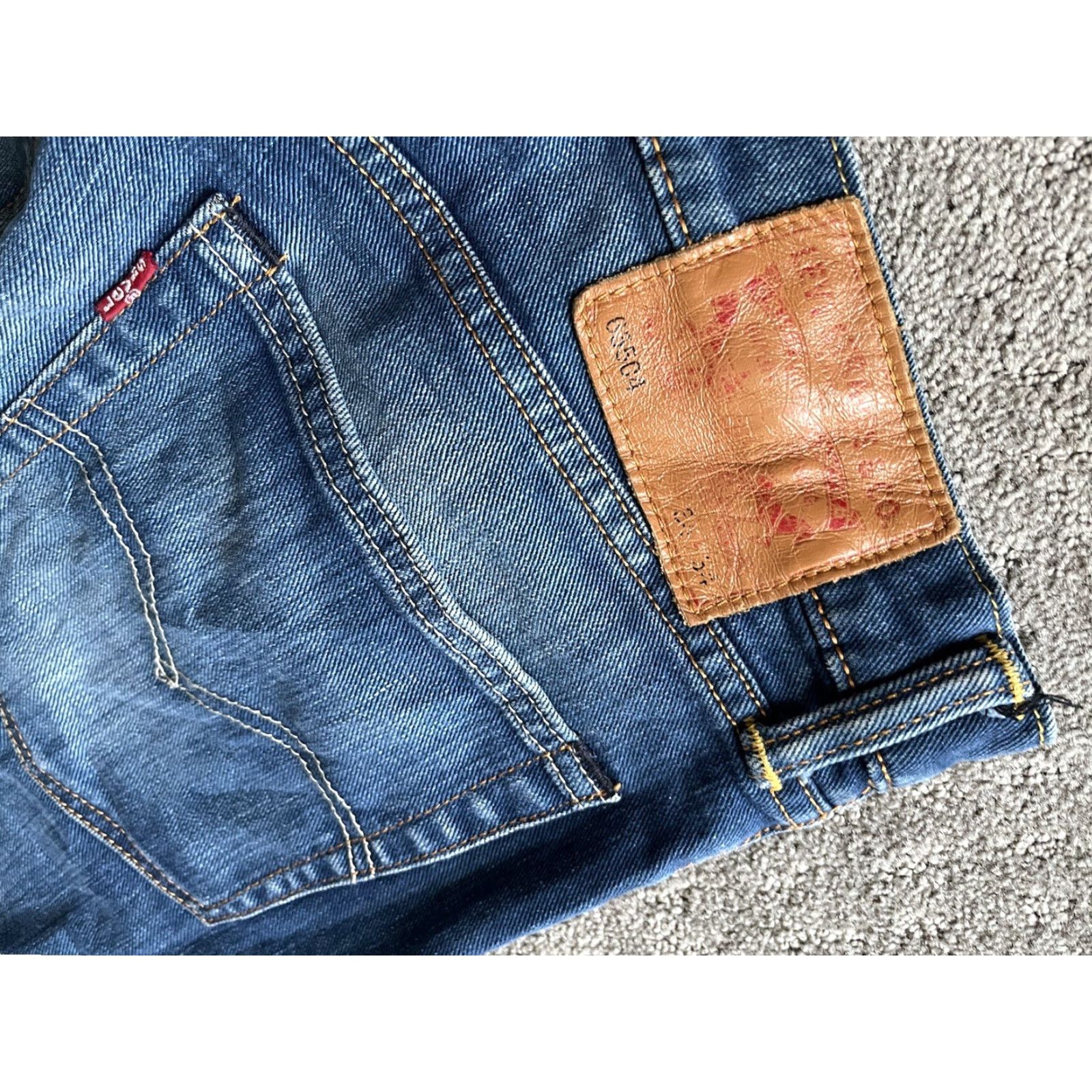 Levi's VINTAGE Levi's Men's Jeans 34x34 Skinny Straight Dark Wash 80s 90s Classic Denim Mens Size US 34 / EU 50 - 5 Thumbnail