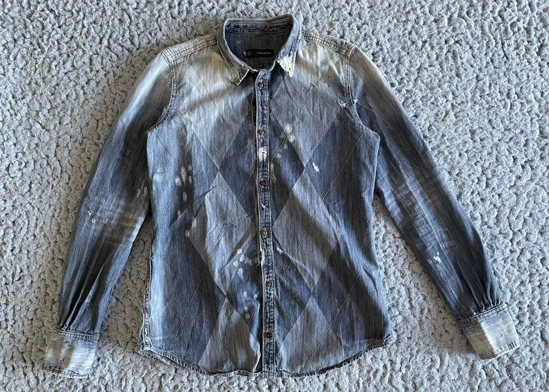 Dsquared2 Dsquared2 Classic Washed Denim Shirt-yf Size US L / EU 52-54 / 3 - 1 Thumbnail