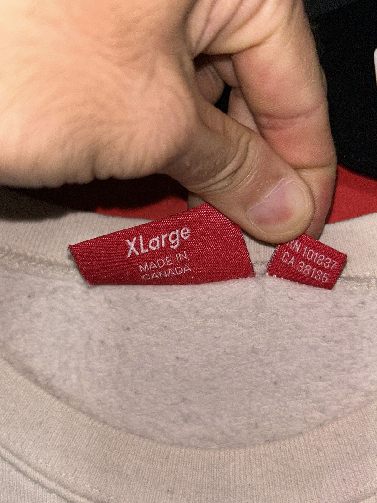Supreme Supreme Cutout Logo Crewneck Sweatshirt SS20 size XL Size US XL / EU 56 / 4 - 5 Thumbnail