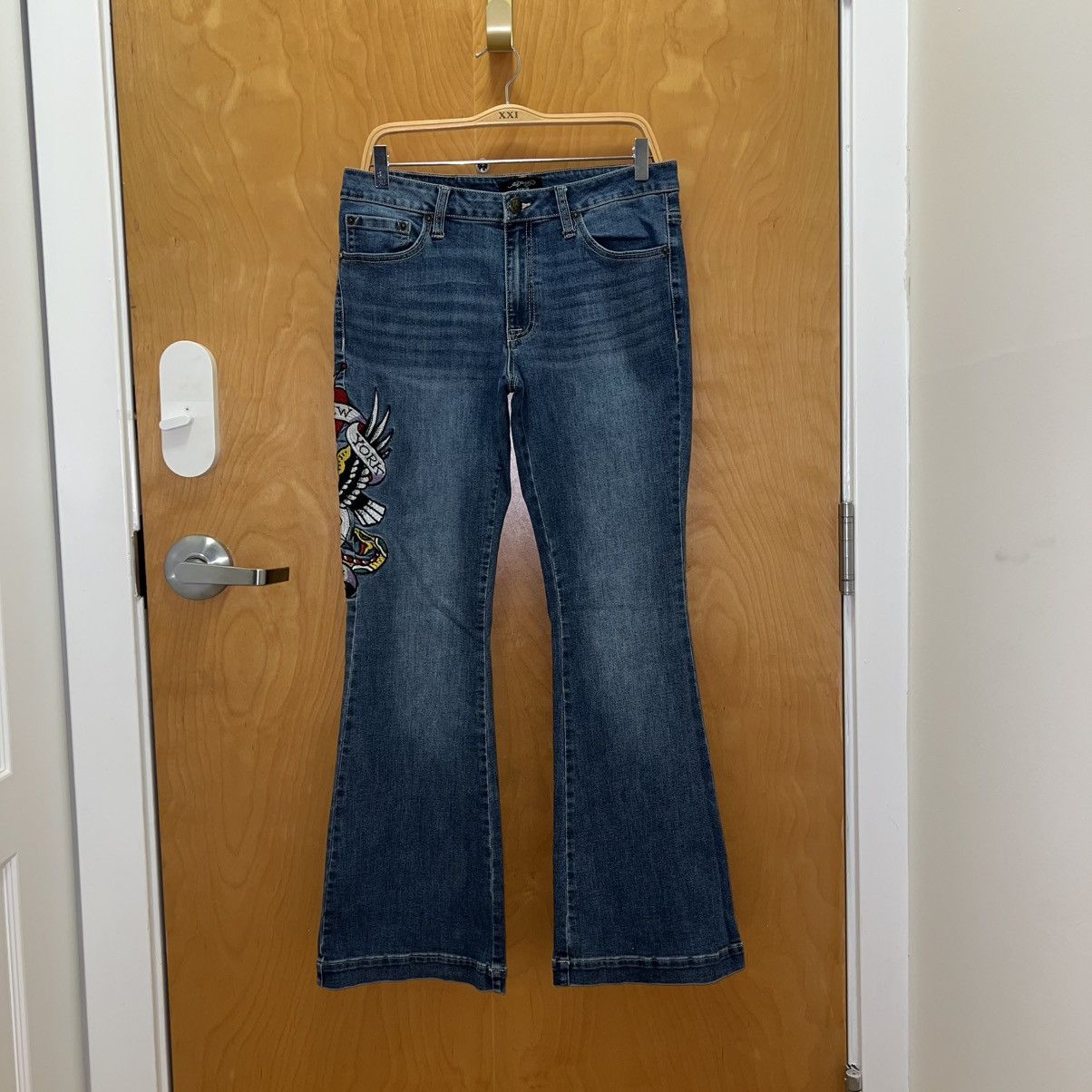 Ed Hardy Ed Hardy Embroidered Graphic Jeans Size 30 Size US 30 / EU 46 - 3 Thumbnail