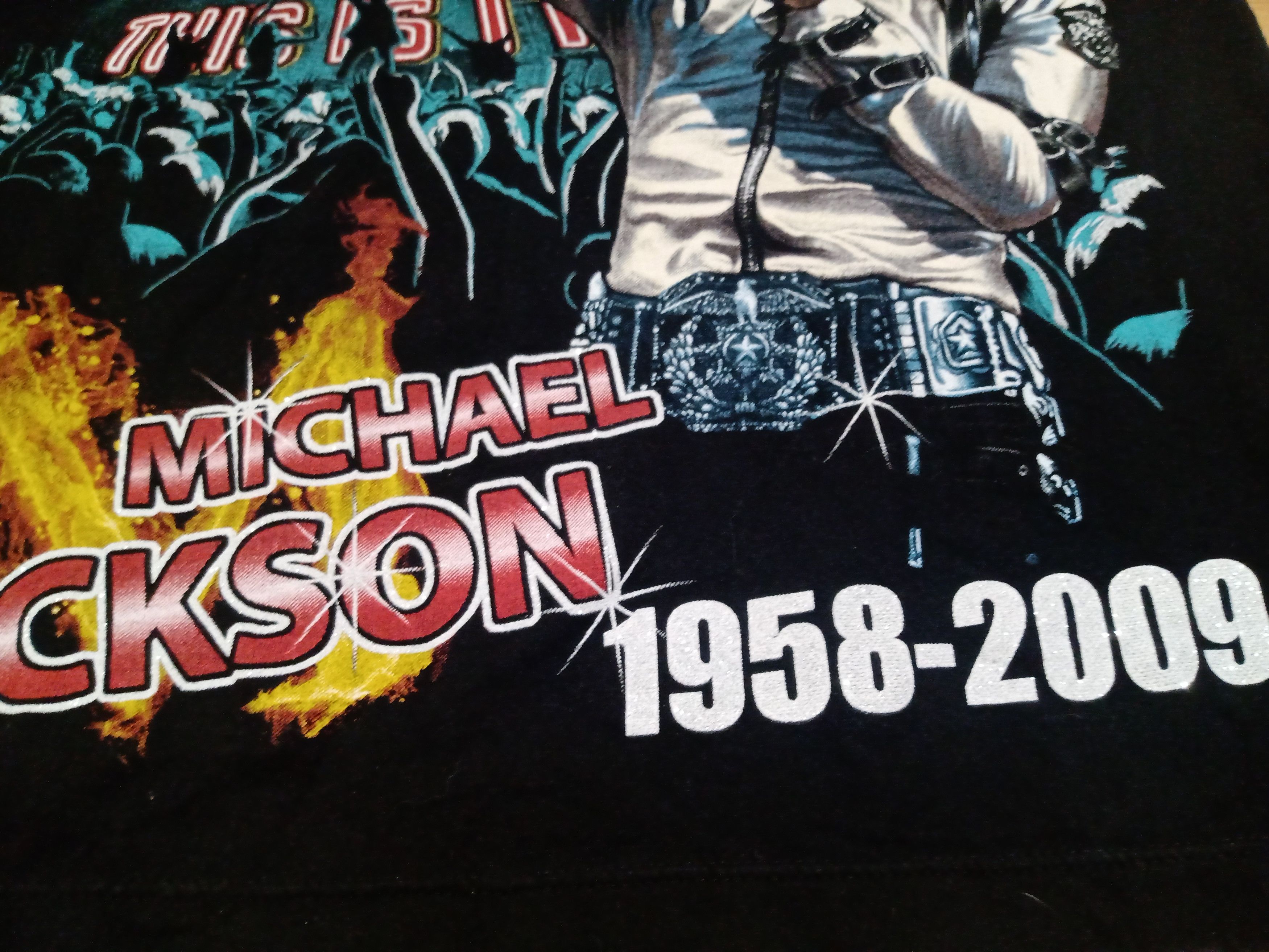 Vintage Michael Jackson 1958-2009 Mr.Jay Shiny Print Shirt Pop Size S / US 4 / IT 40 - 2 Thumbnail