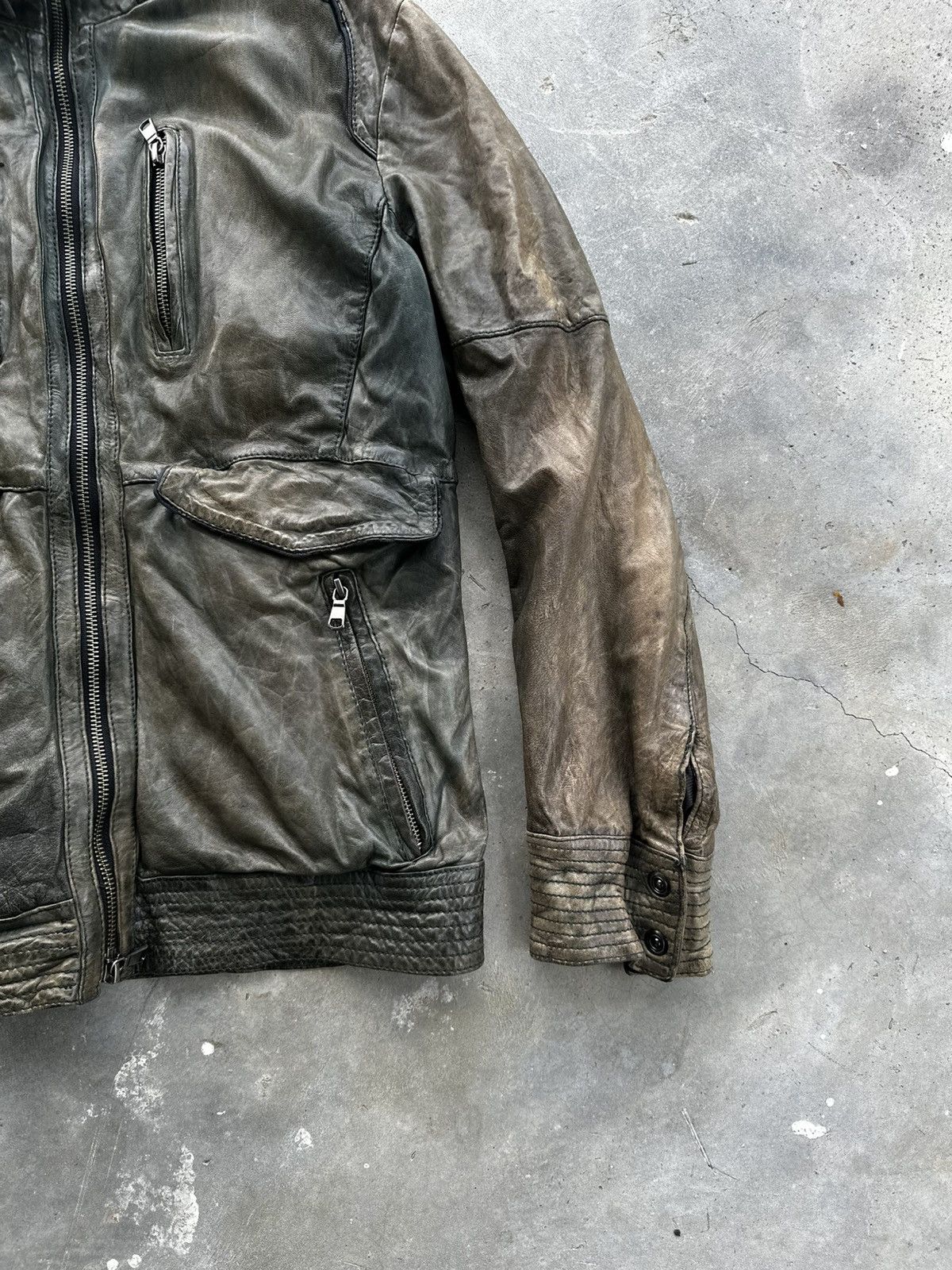 Japanese Brand High Street Leather Jacket y2k Size US M / EU 48-50 / 2 - 6 Thumbnail