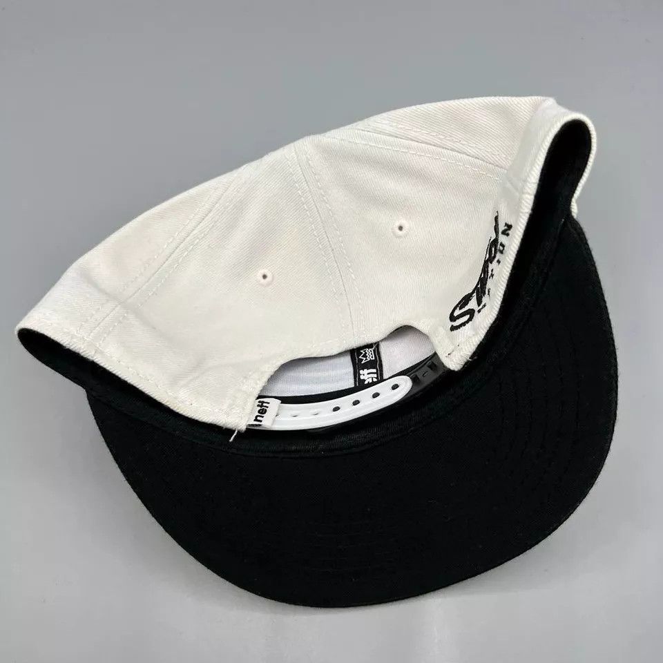 NEFF Snoop Nation Hat Men White Embroidered Neff Snap Back Cap Size ONE SIZE - 7 Thumbnail