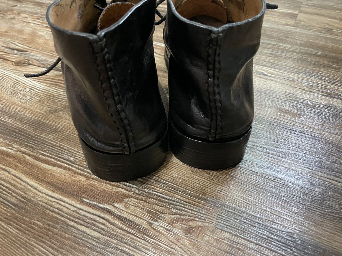 Feit Feit Braided Ankle Boot Black Leather Crepe Stitched 9.5 Size US 9.5 / EU 42-43 - 4 Thumbnail