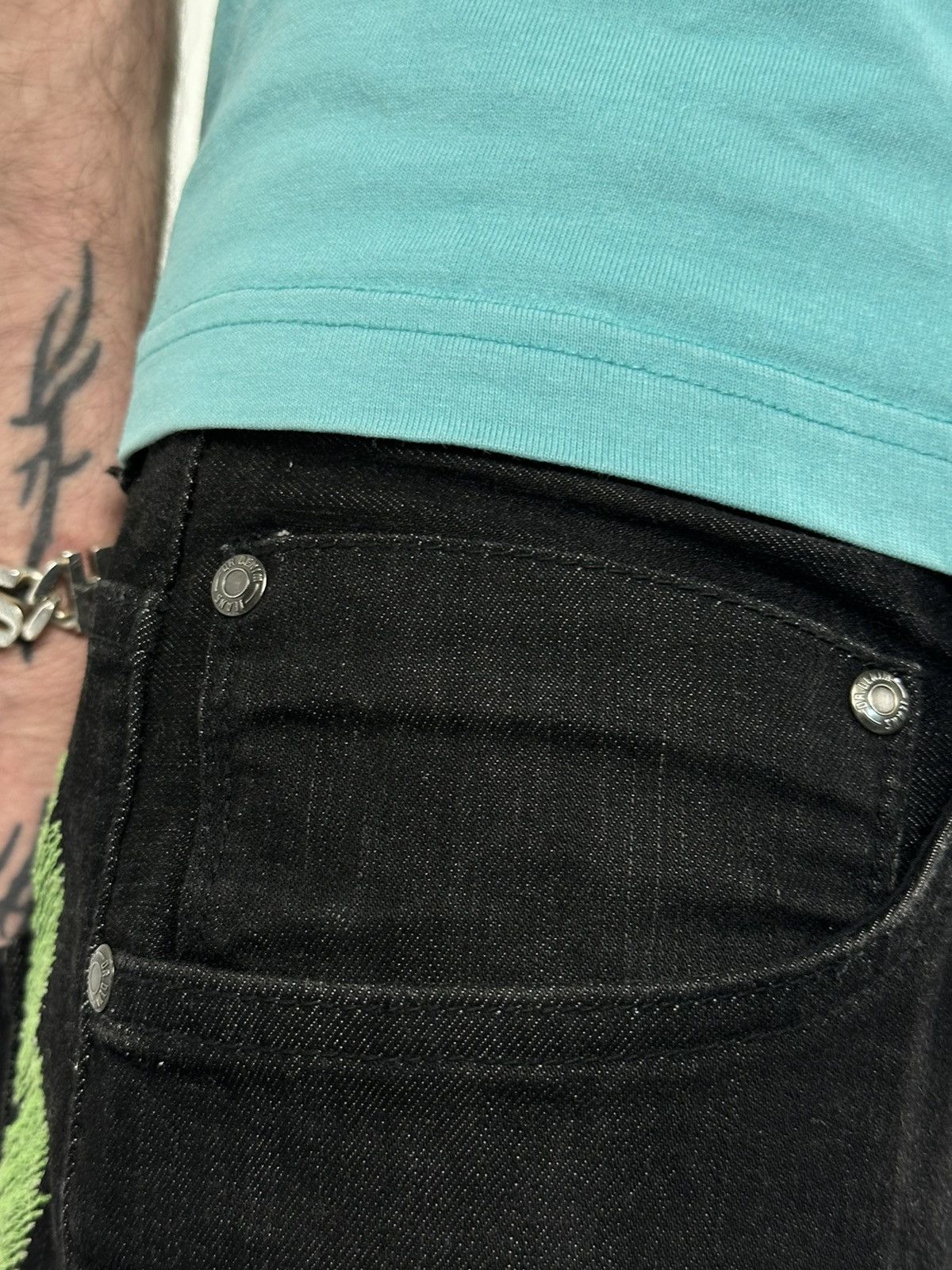 Designer × Japanese Brand RARE Custom Crazy Design Denim Jeans Pants Size US 32 / EU 48 - 5 Thumbnail