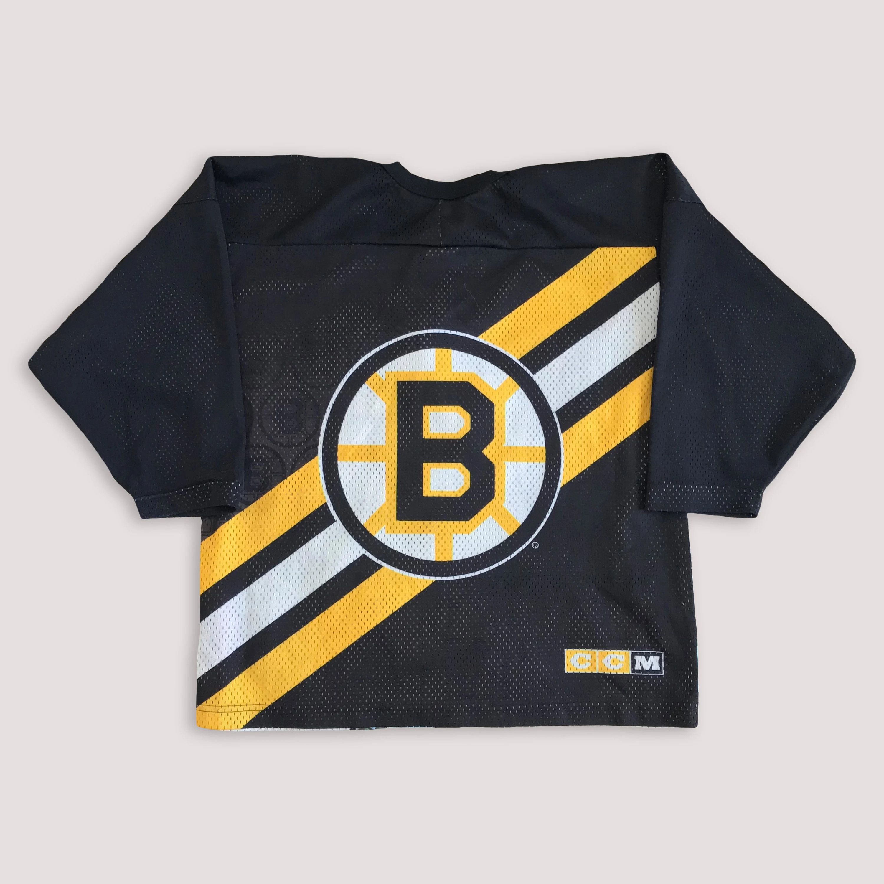 Ccm Vintage 90s CCM BOSTON BRUINS Jersey Fanimation NHL USA Size US S / EU 44-46 / 1 - 3 Thumbnail