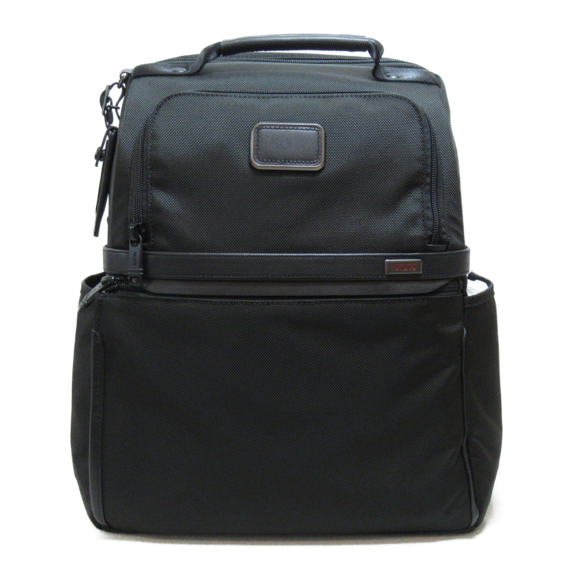 image of Tumi Slim Brief Backpack Black Nylon 02603177D3, Women's