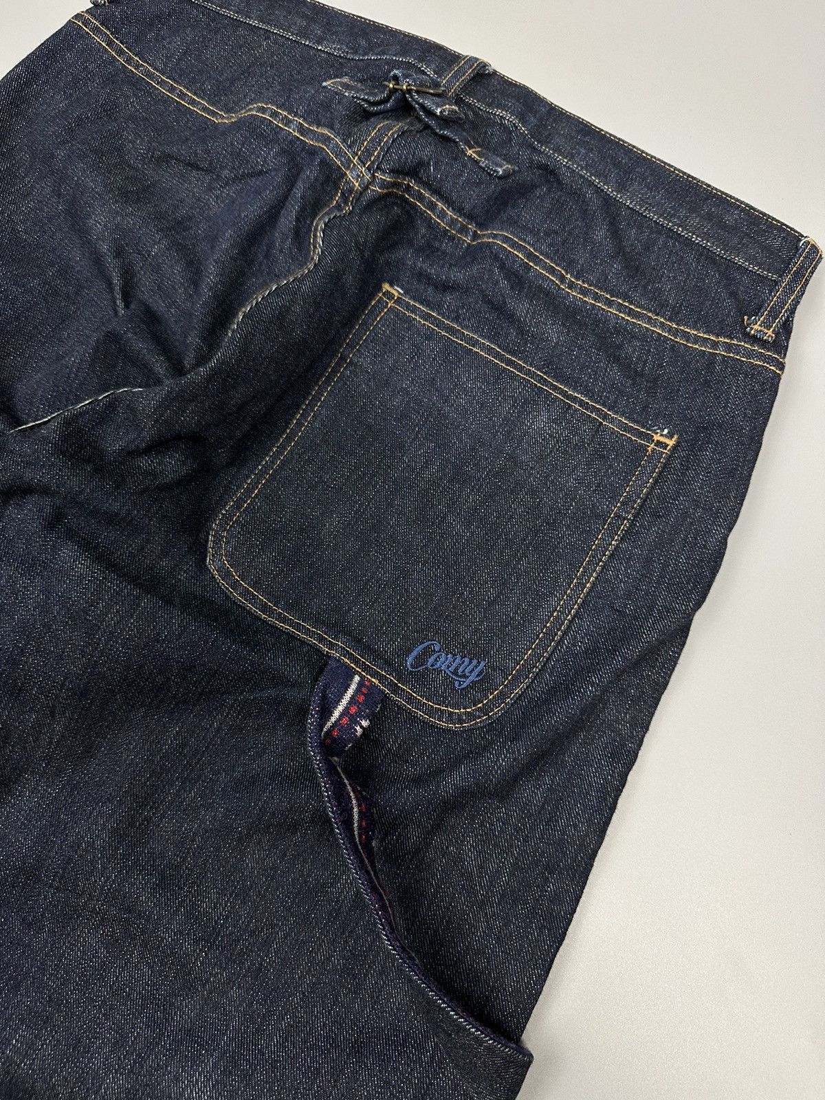 Japanese Brand Vintage Community.Co Native Double Knees Buckle Back Denim Size US 33 - 10 Thumbnail