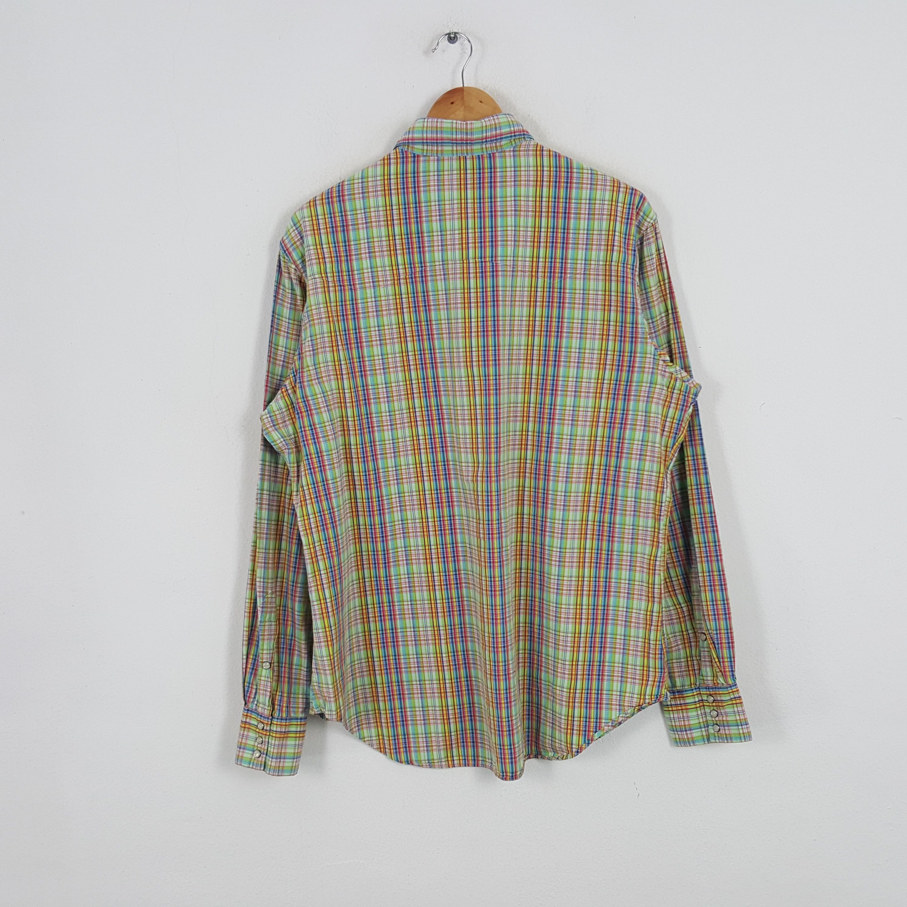 Polo Ralph Lauren × Vintage Vintage Polo Ralph Lauren American Retro Flannel Shirt Size US XL / EU 56 / 4 - 3 Thumbnail