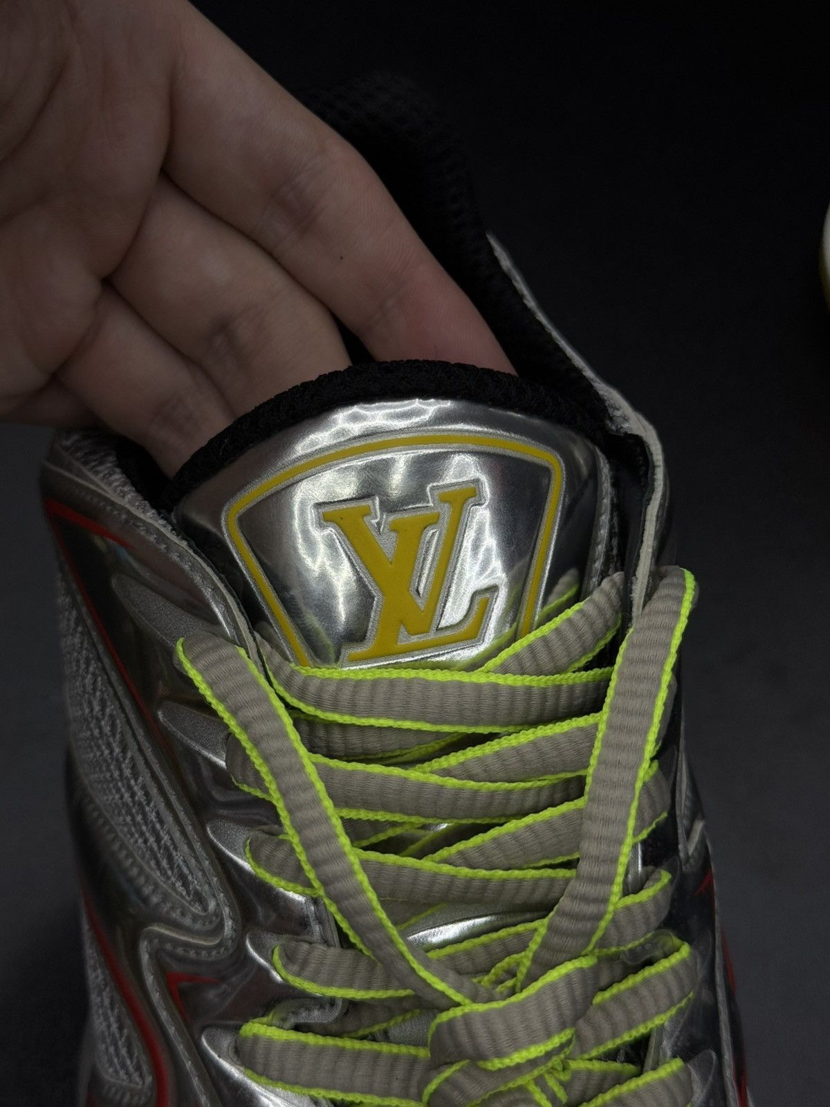 Louis Vuitton Louis Vuitton Trail Sneaker Silver Size 7.5LV/8.5US Size US 8.5 / EU 41-42 - 12 Thumbnail