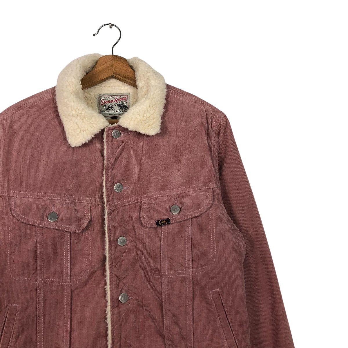 Japanese Brand 🔥VTG BIKER TRUCKER JACKET SHERPA LINING LEE STORM RIDER Size US M / EU 48-50 / 2 - 8 Thumbnail