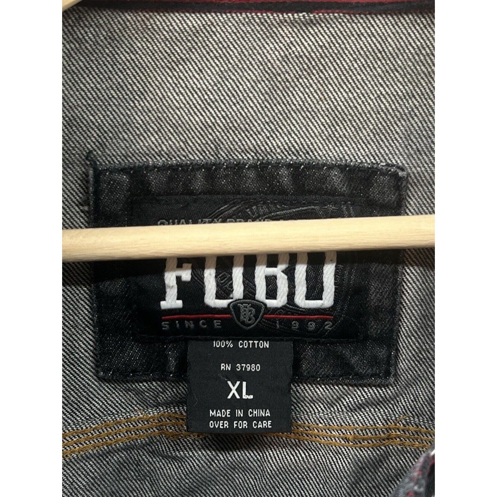 Fubu FUBU Since 1992 Mens Vintage Gray Y2K Jean Jacket Size XL Size US XL / EU 56 / 4 - 3 Thumbnail