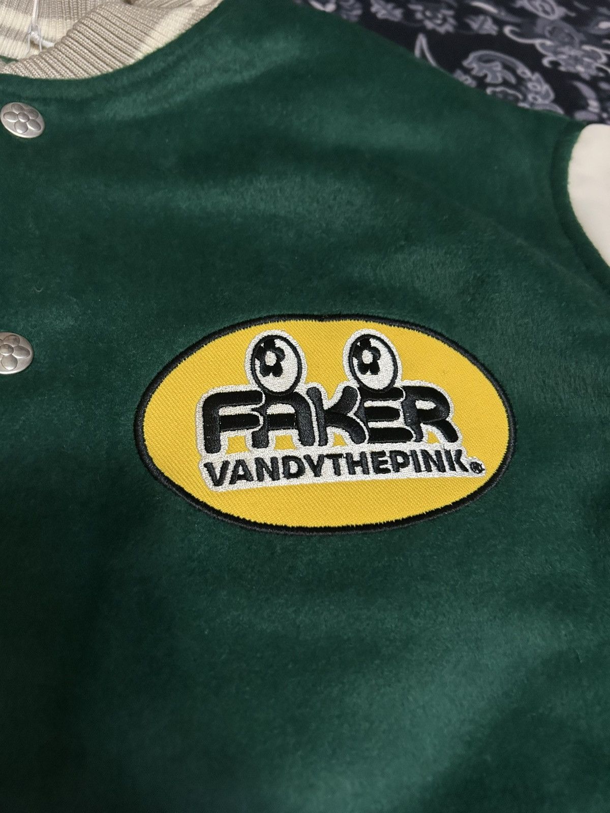 Vandy The Pink Vandy the Pink x Faker Varsity Jacket Size L Size US L / EU 52-54 / 3 - 6 Thumbnail