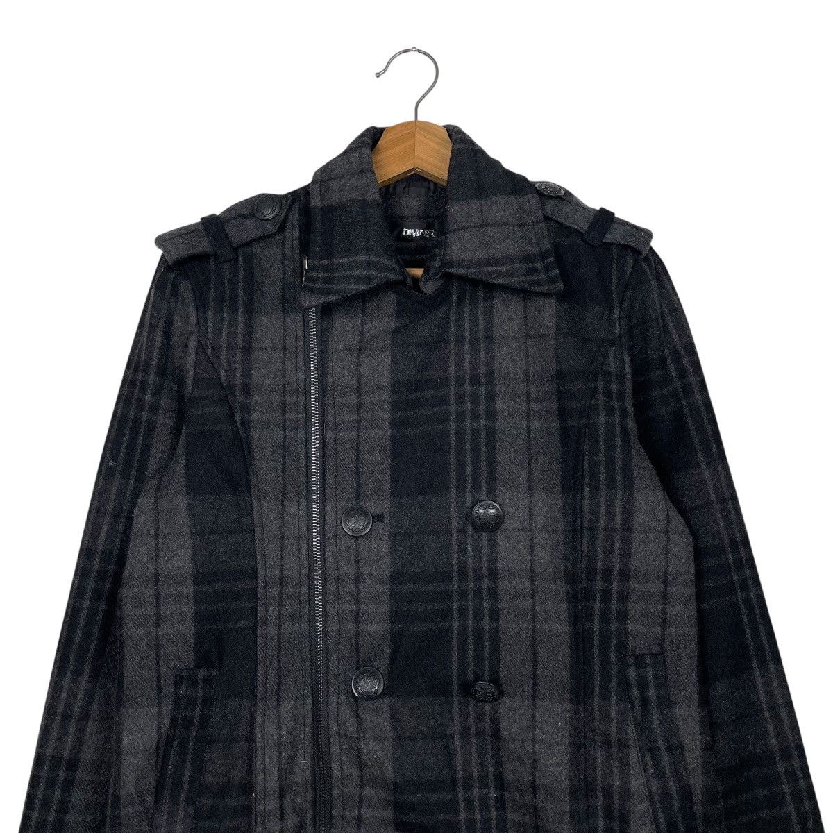 Other Japanese Brand Diviner Tartan Double Breasted Jacket Size US S / EU 44-46 / 1 - 2 Thumbnail