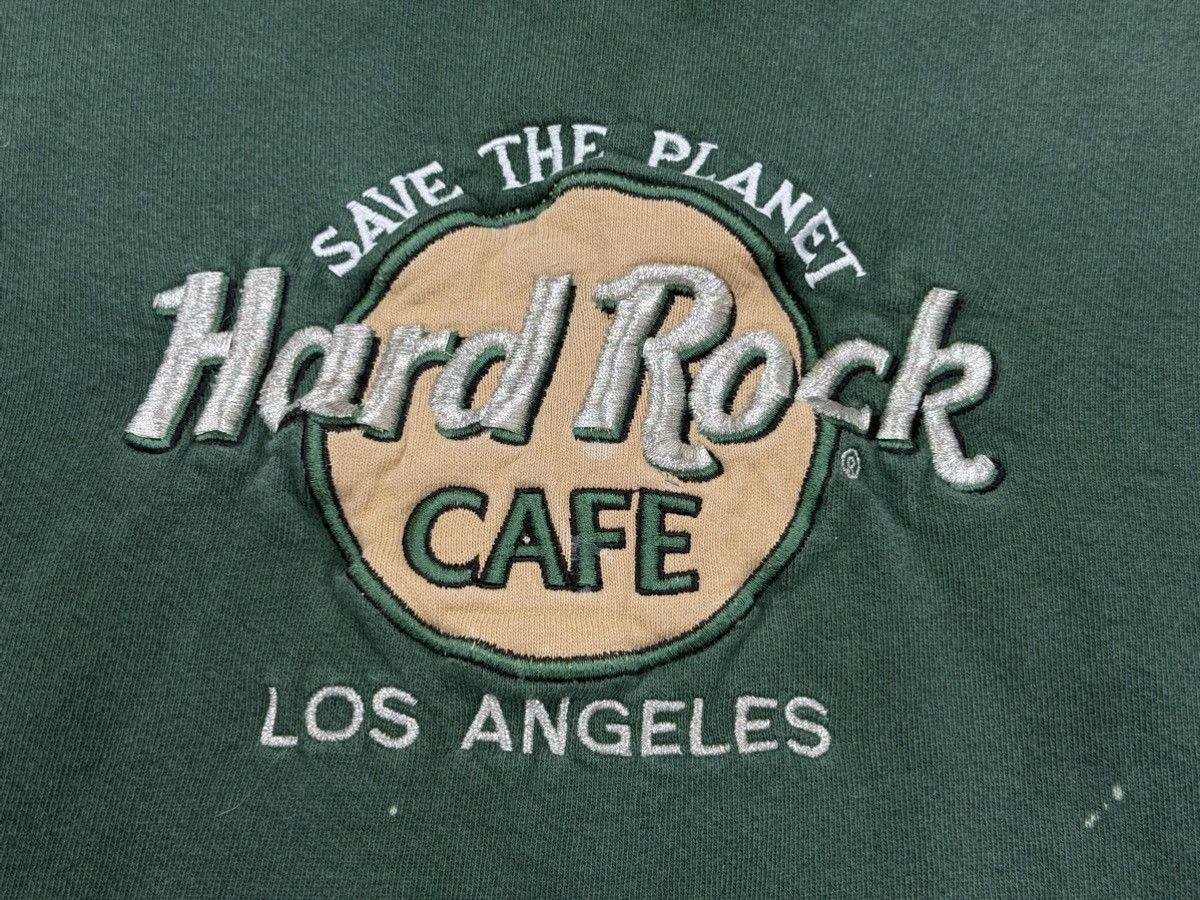 Hard Rock Cafe × Vintage Vintage 90s Hard Rock Cafe Los Angeles Crewneck Sweatshirt Size US M / EU 48-50 / 2 - 2 Thumbnail