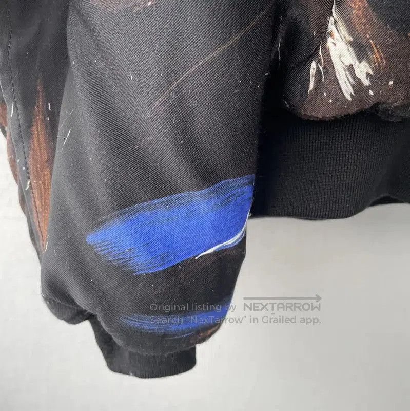 Moschino Moschino Black Bomber Jacket with Colorful Print . Size US M / EU 48-50 / 2 - 6 Thumbnail