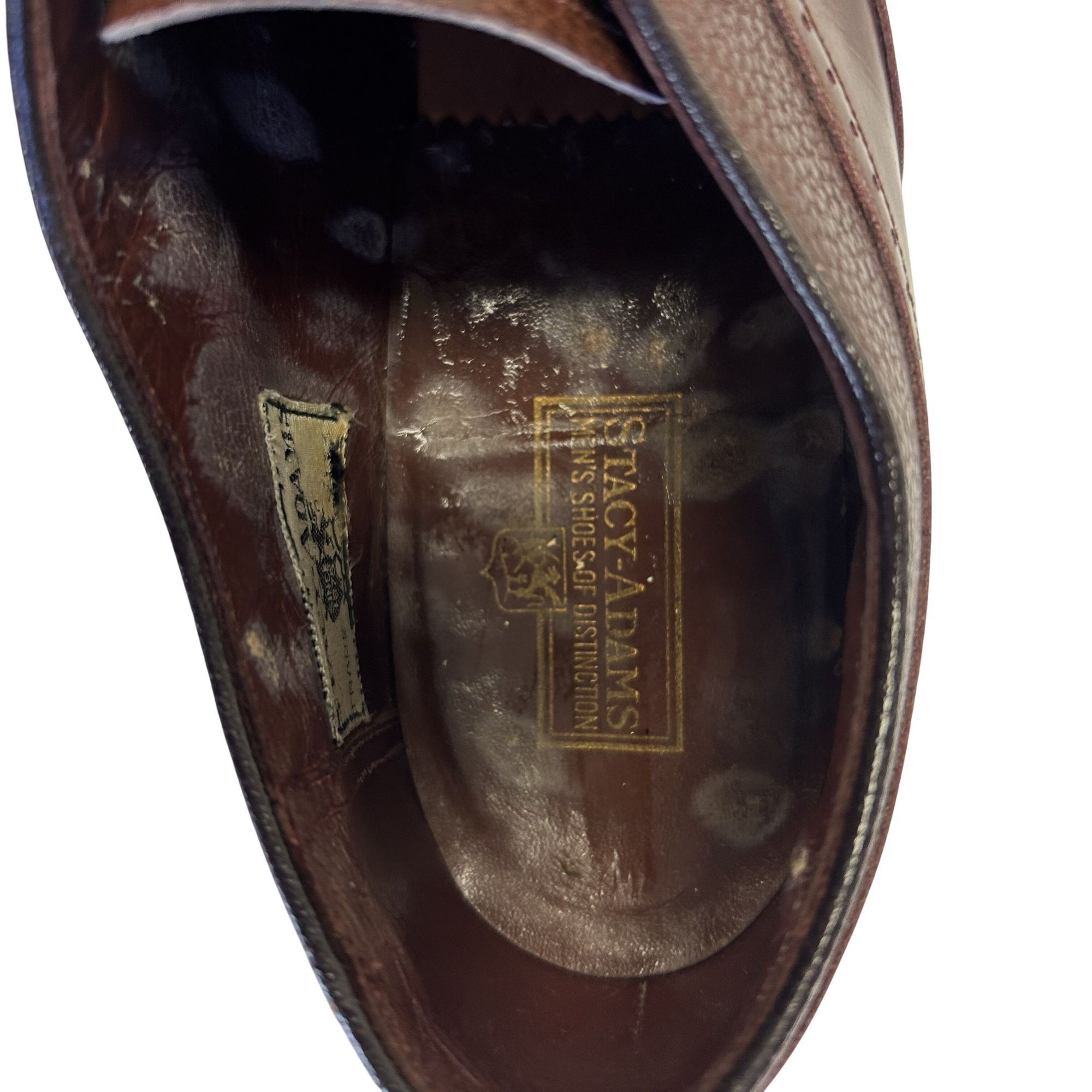 Stacy Adams Vtg Stacy Adams Handmade Leather BROGUE Oxfords Size US 9.5 / EU 42-43 - 6 Thumbnail