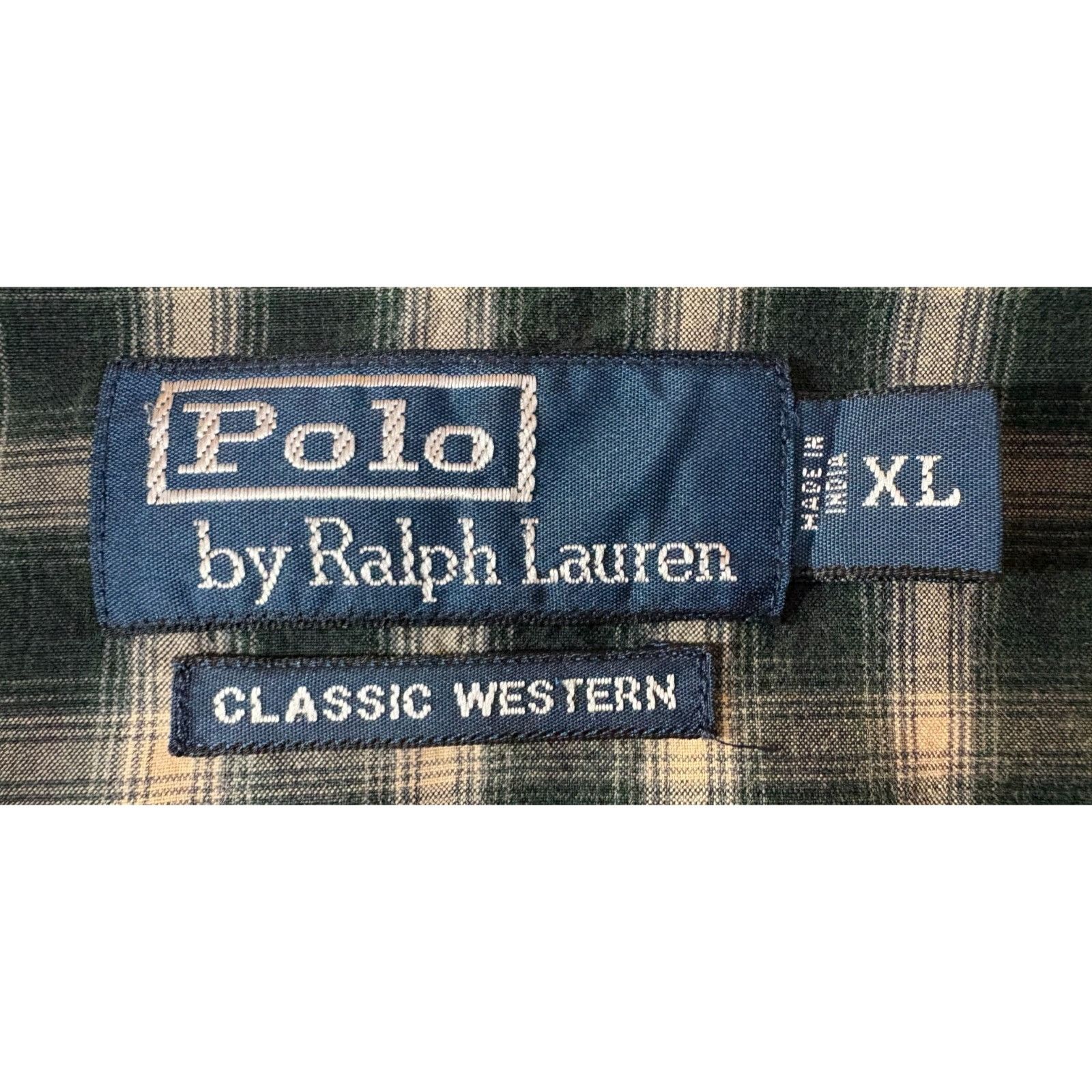 Polo Ralph Lauren Polo Ralph Lauren plaid Classic Western Pearl Snap shirt sz Size US XL / EU 56 / 4 - 2 Thumbnail