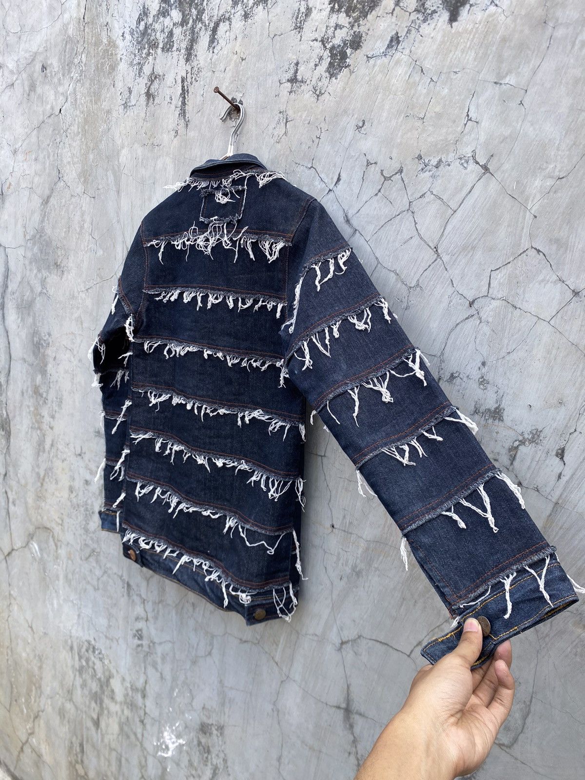 Japanese Brand Handmade Hagi Denim Size S / US 4 / IT 40 - 14 Thumbnail