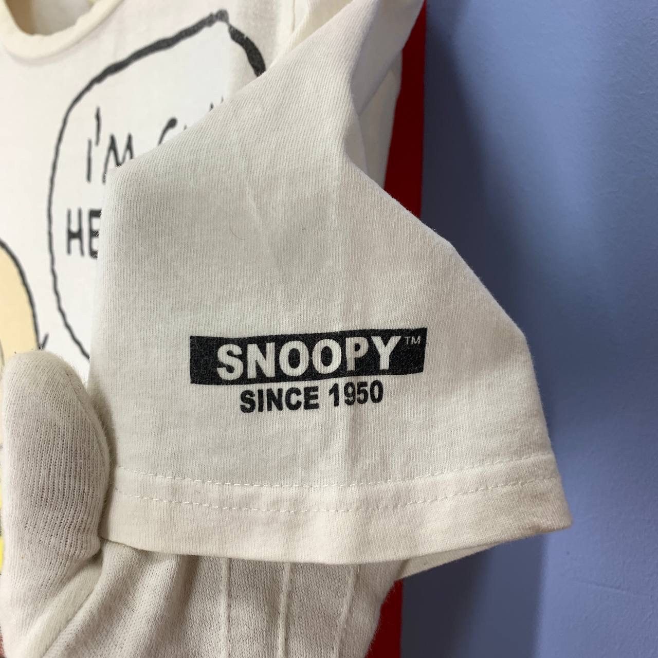 Peanuts PEANUTS SNOOPY Crew Neck T Shirt #1788/07 Size US M / EU 48-50 / 2 - 4 Thumbnail