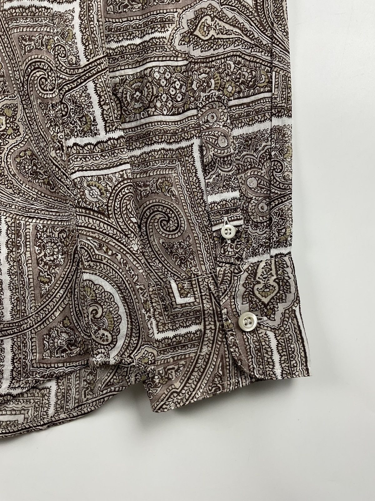 Prada Vintage Prada Paisley Shirt Size US M / EU 48-50 / 2 - 6 Thumbnail