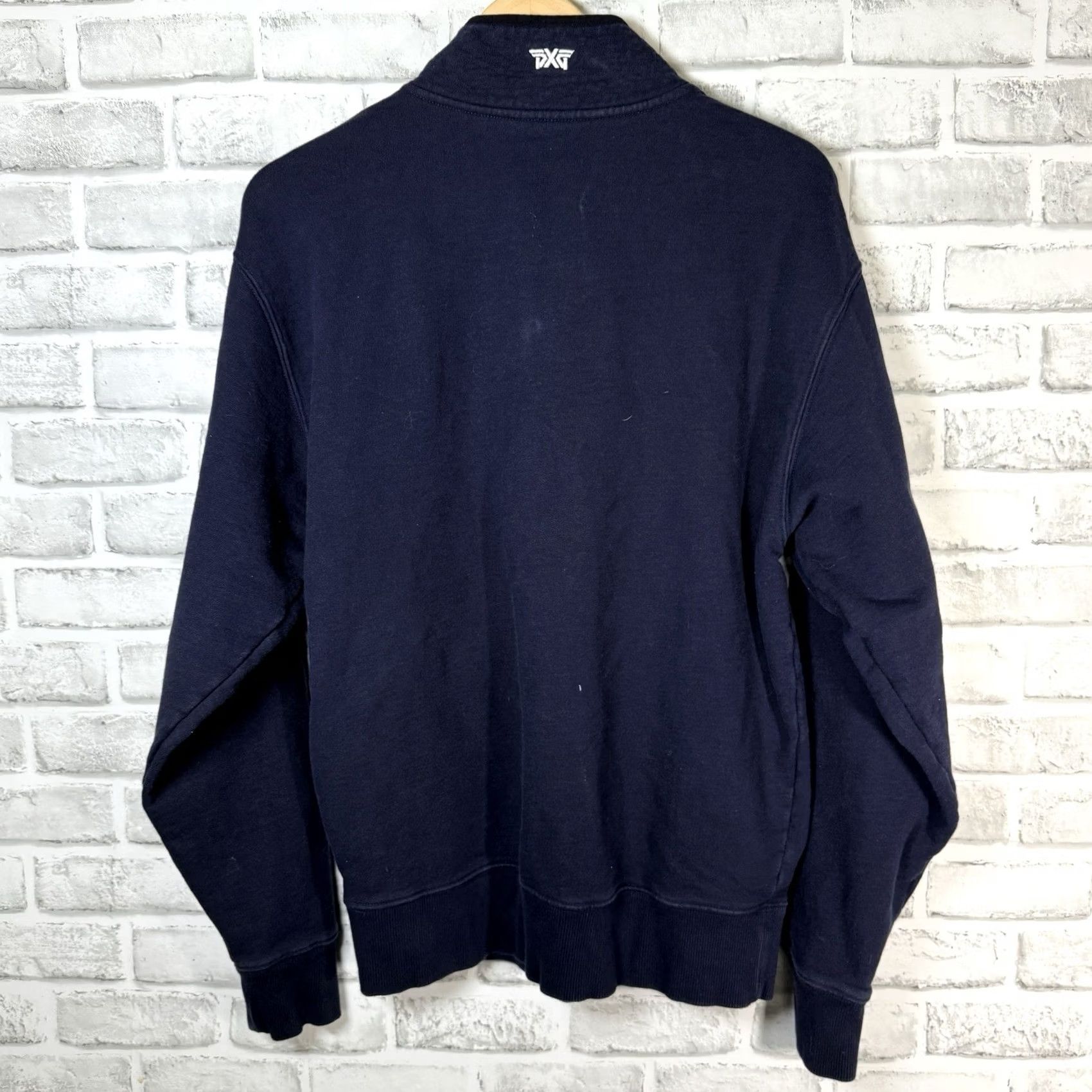 Vintage PXG Dark Blue Half Zip Up Pullover Mens Size M Size US M / EU 48-50 / 2 - 5 Thumbnail