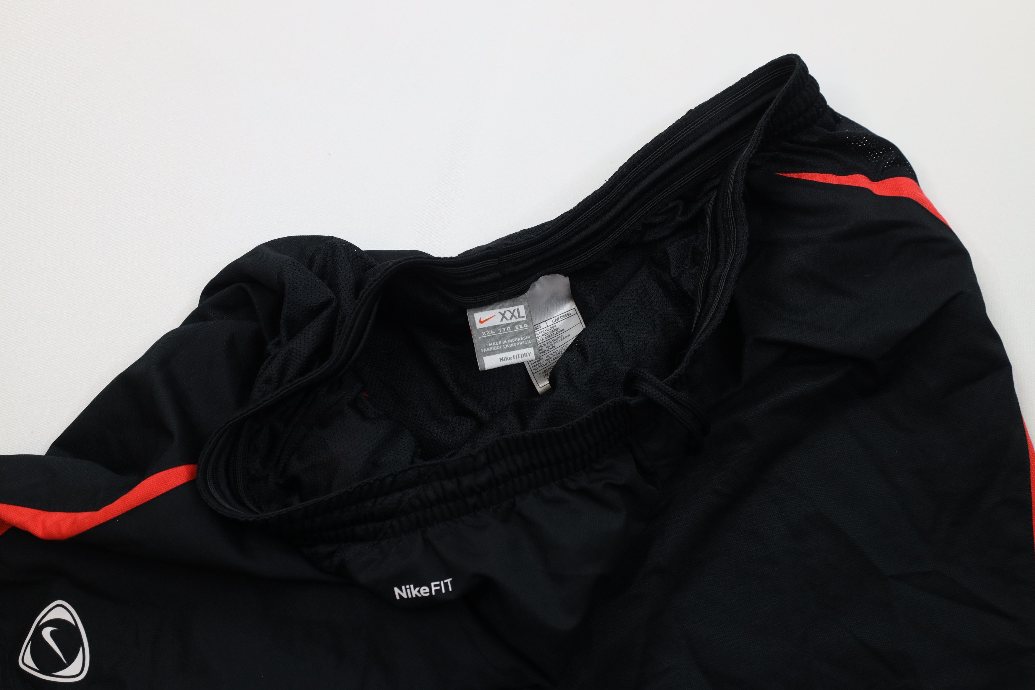 Nike Vintage Nike Total 90 Mini Swoosh Lined Soccer Shorts Black Size US 38 / EU 54 - 7 Thumbnail