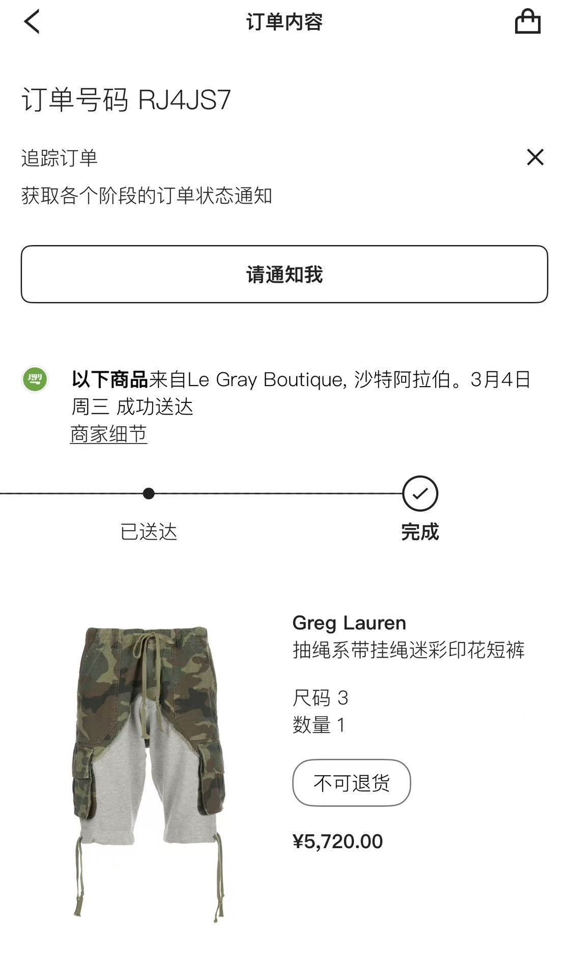 Greg Lauren Greg Lauren Drawstring lace-up lanyard camo print shorts Ne Size US 32 / EU 48 - 5 Thumbnail